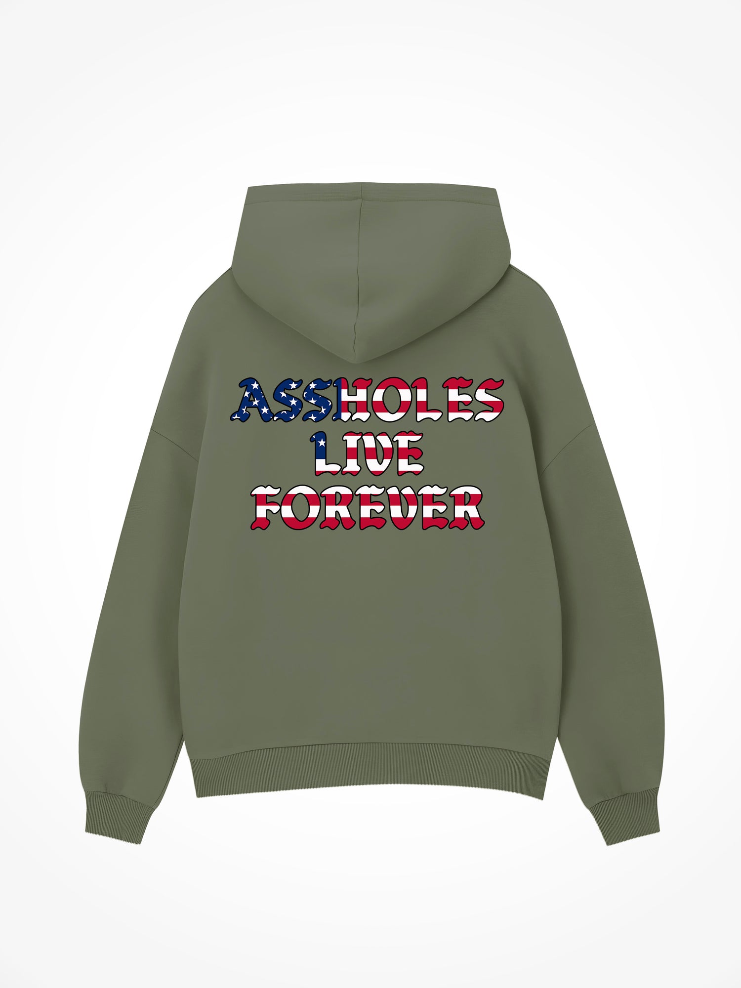 ALF Flag - Military Green Hoodie