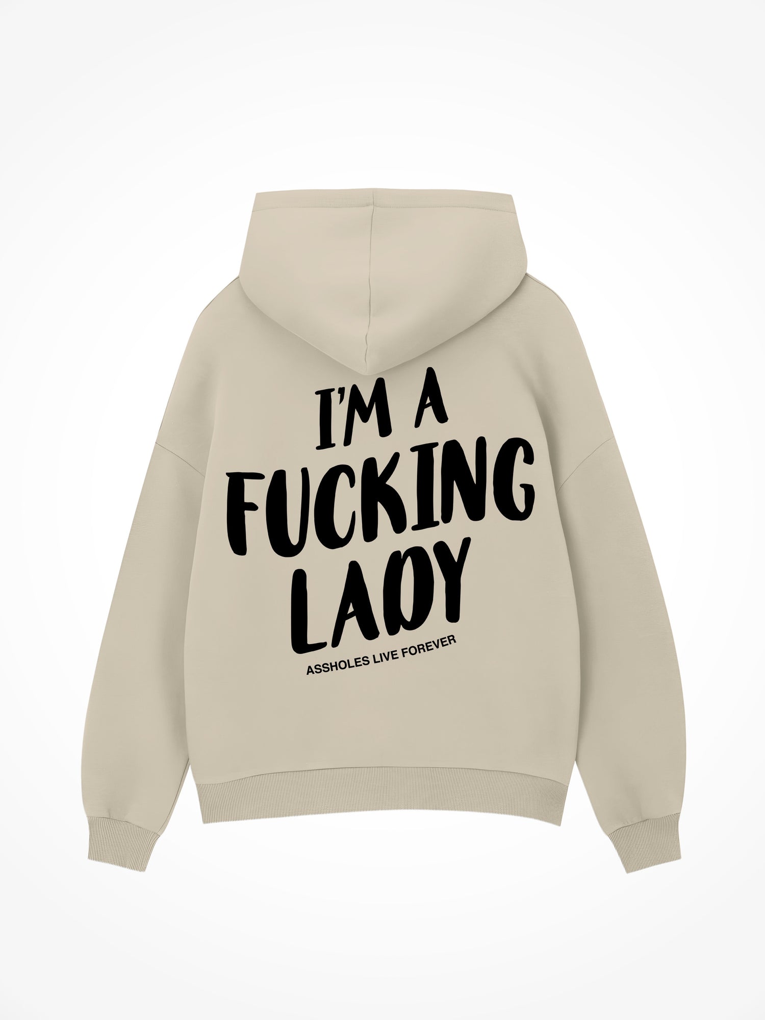 Fucking Lady - Sand Hoodie