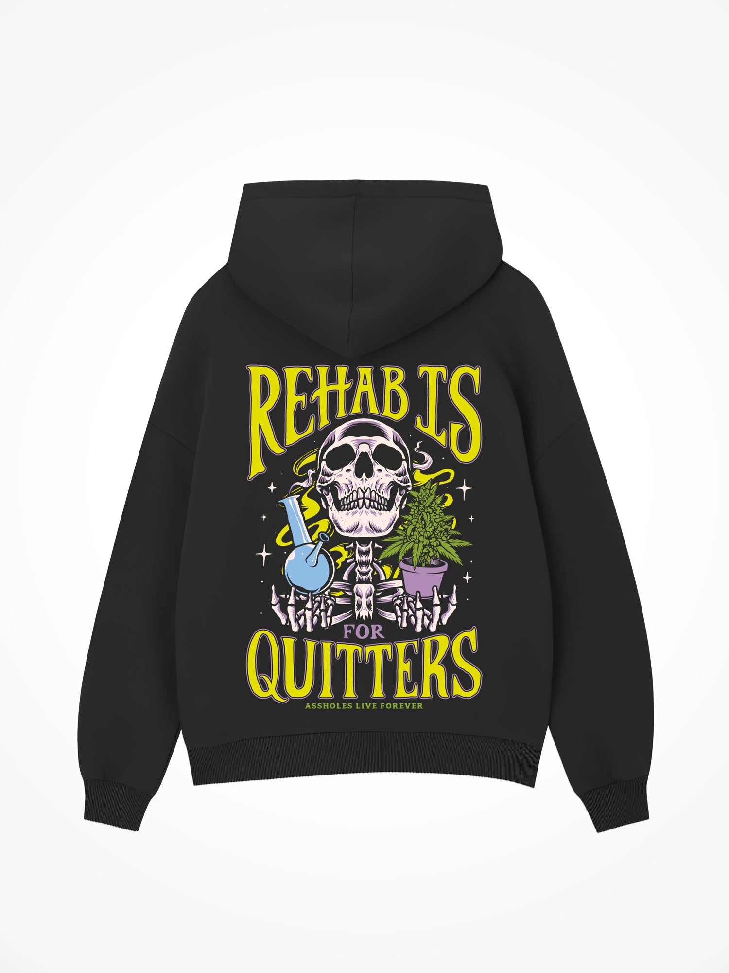 Rehab is for Quitters - Black Hoodie