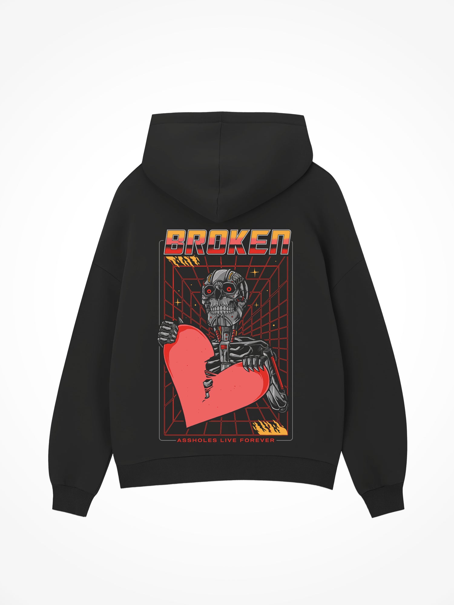 Broken - Black Hoodie