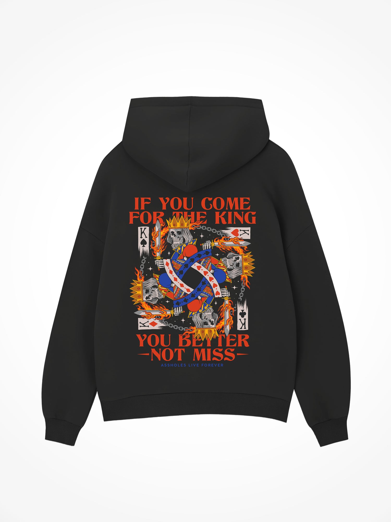 Come for the King - Black Hoodie