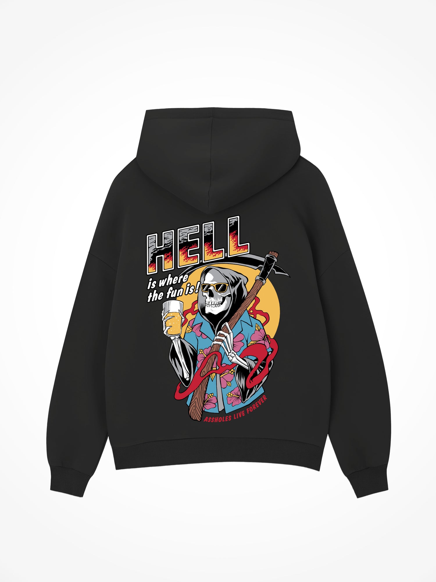 Hell is Where the Fun is - Black Hoodie