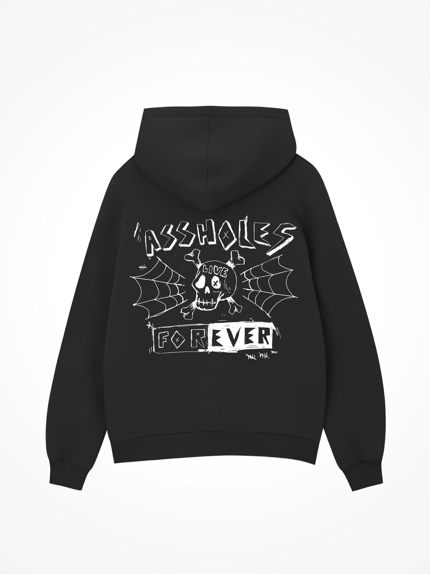 ALF Crossbone Web - Black Hoodie