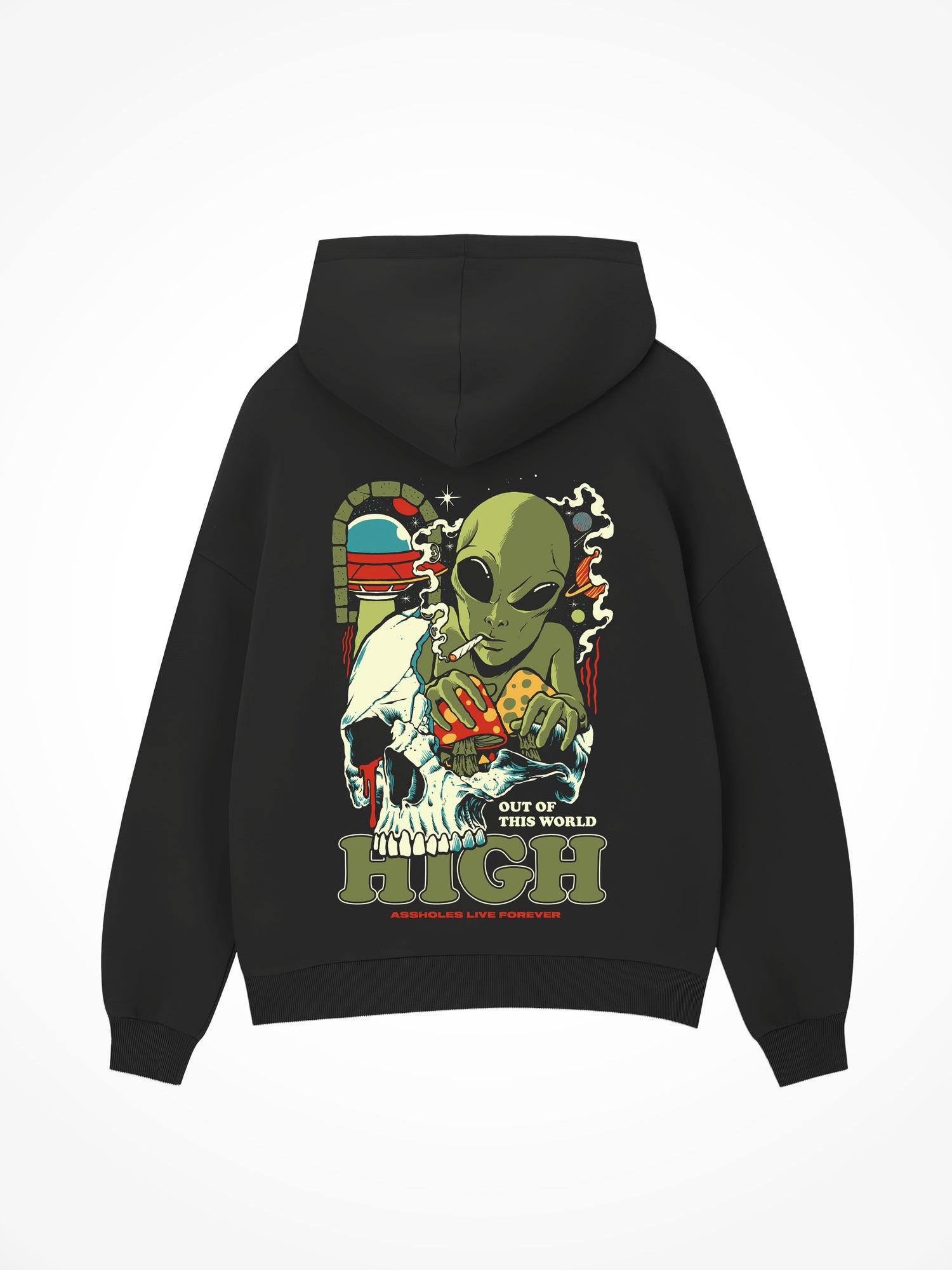Out of This World High - Black Hoodie