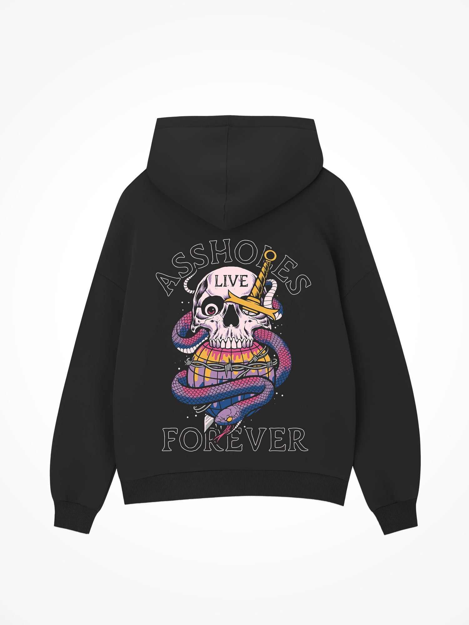 ALF Skull Dagger - Black Hoodie