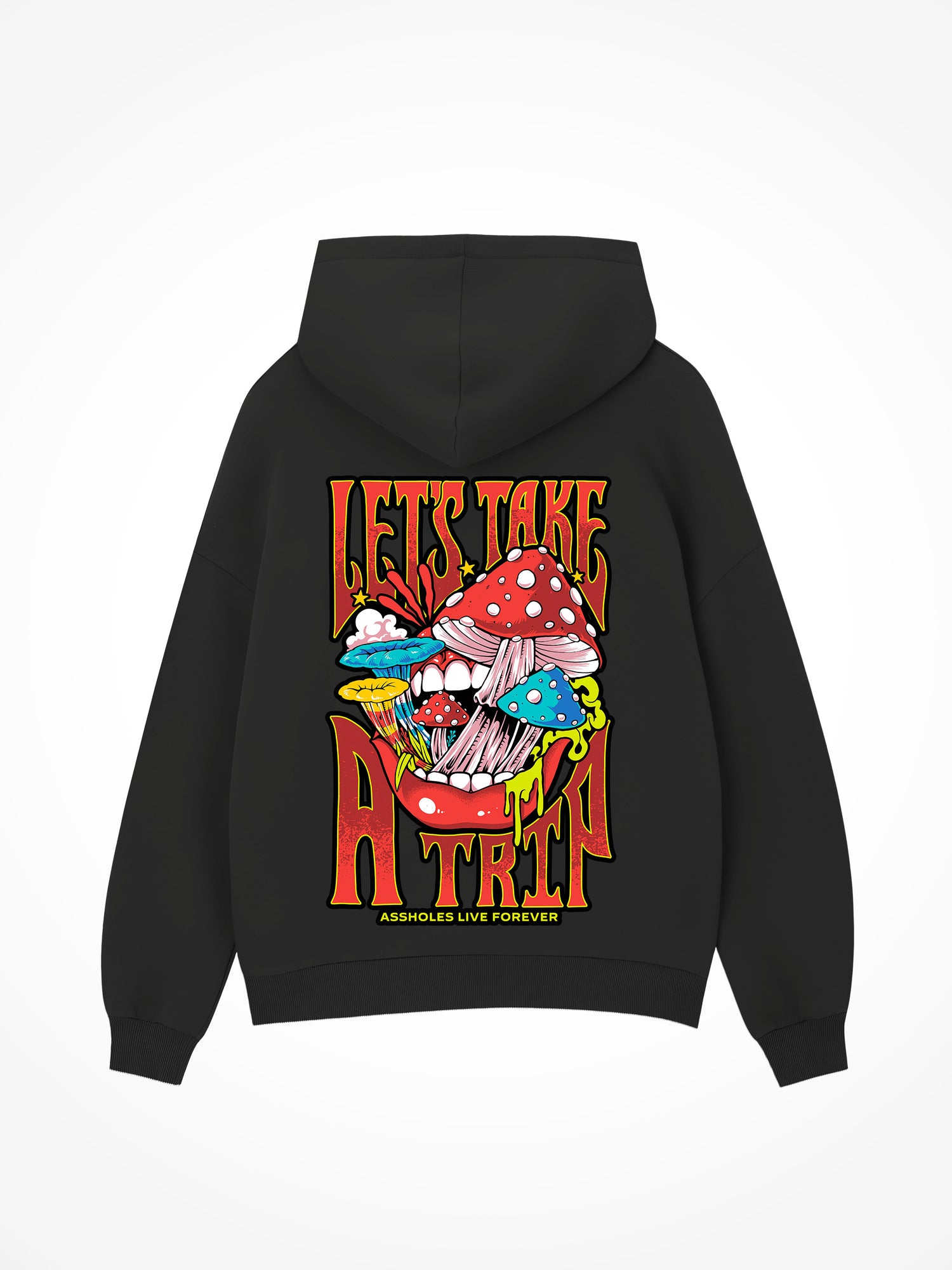 Let’s Take a Trip Shrooms - Black Hoodie