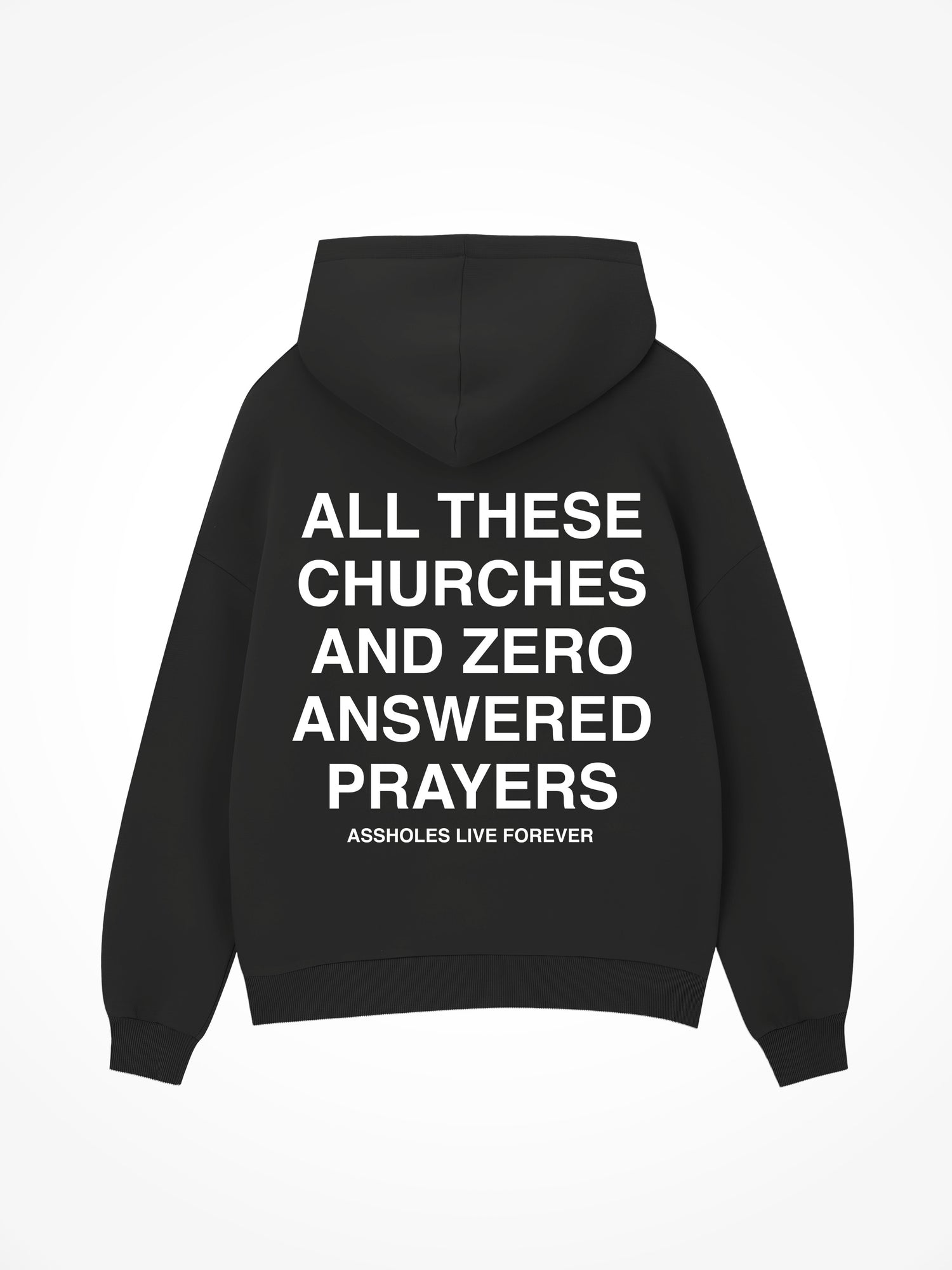 All These Churches - Black Hoodie