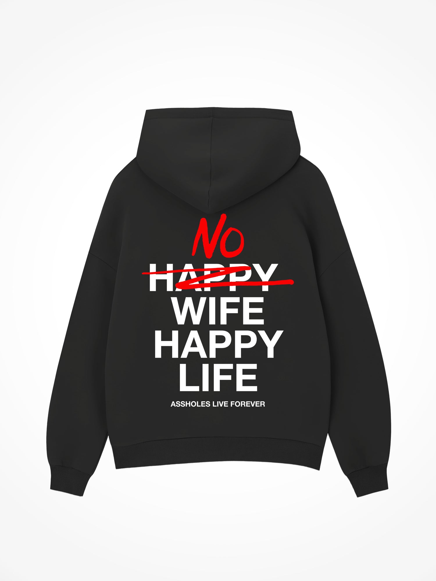 No Wife - Black Hoodie