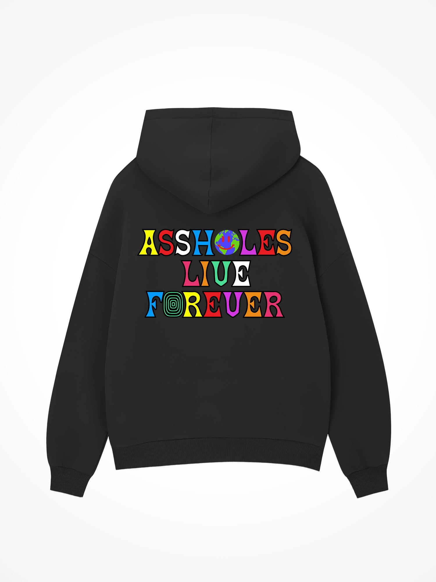 Asshole World - Black Hoodie