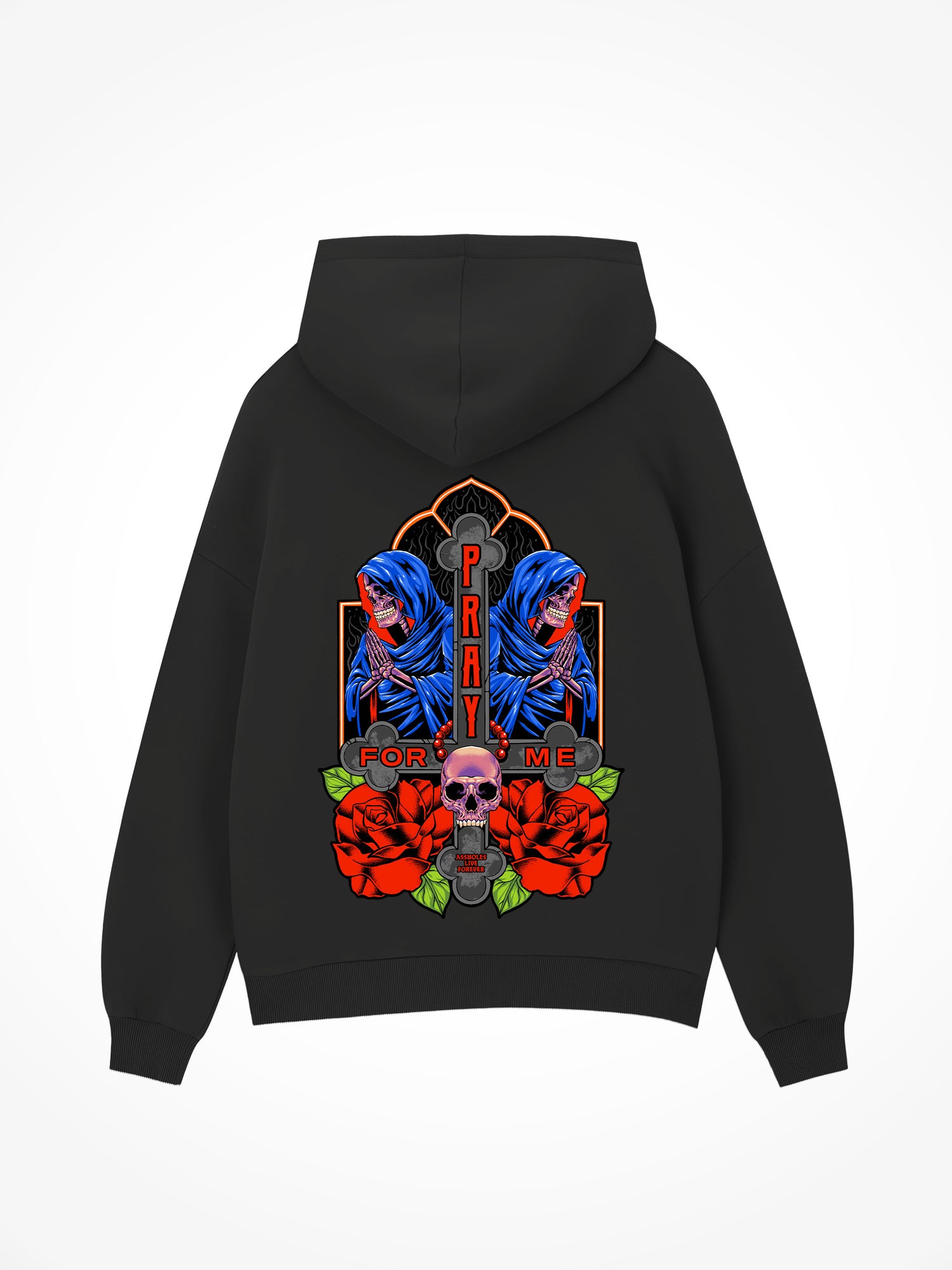Pray For Me Cross - Black Hoodie