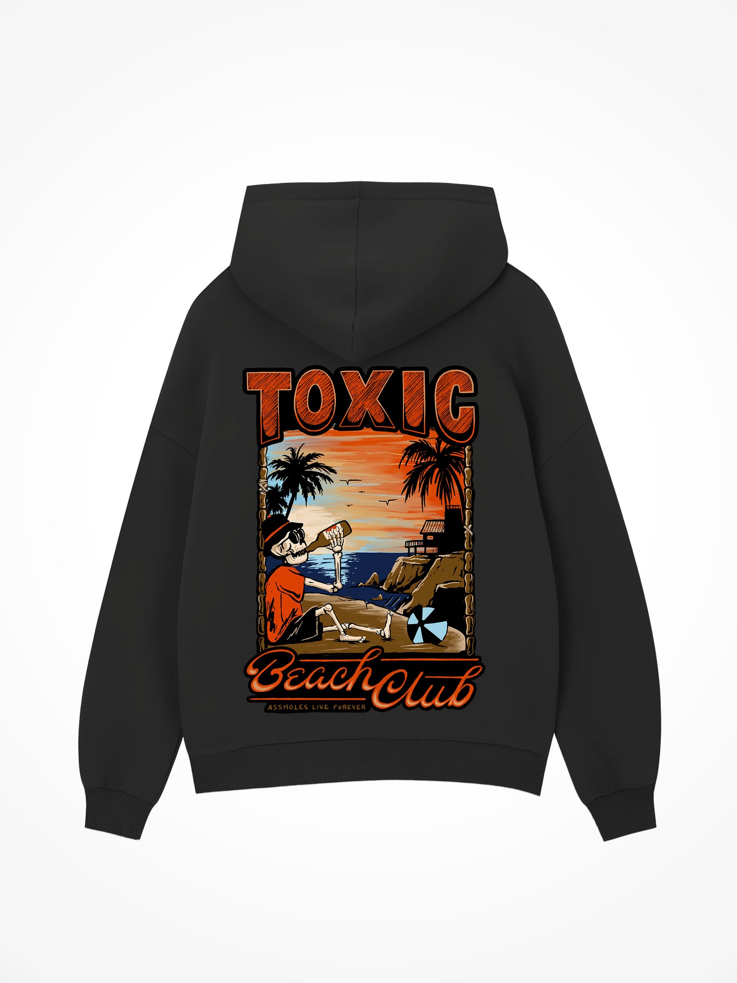 Toxic Beach Club - Black Hoodie