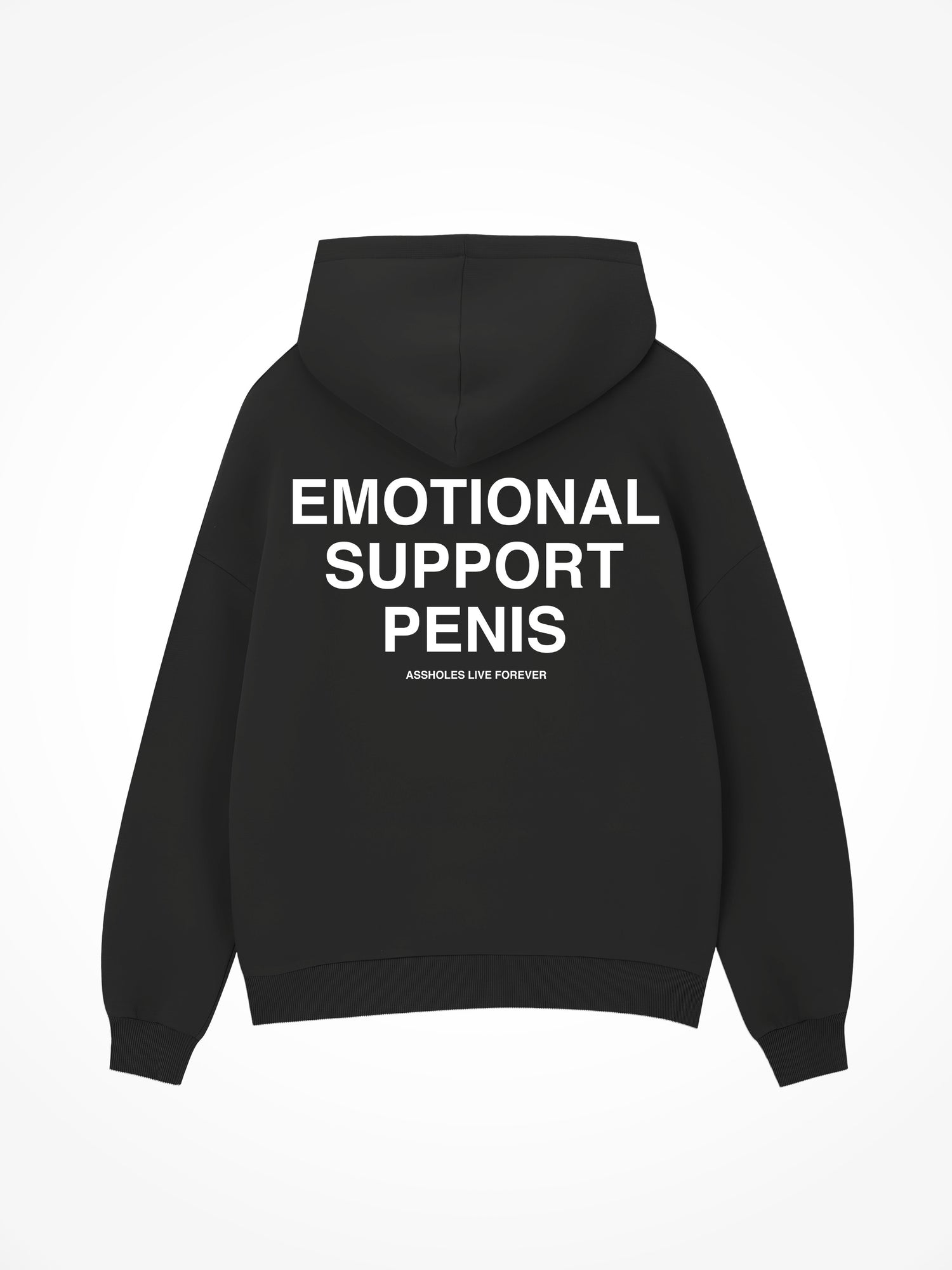 Emotional Support Penis - Black Hoodie