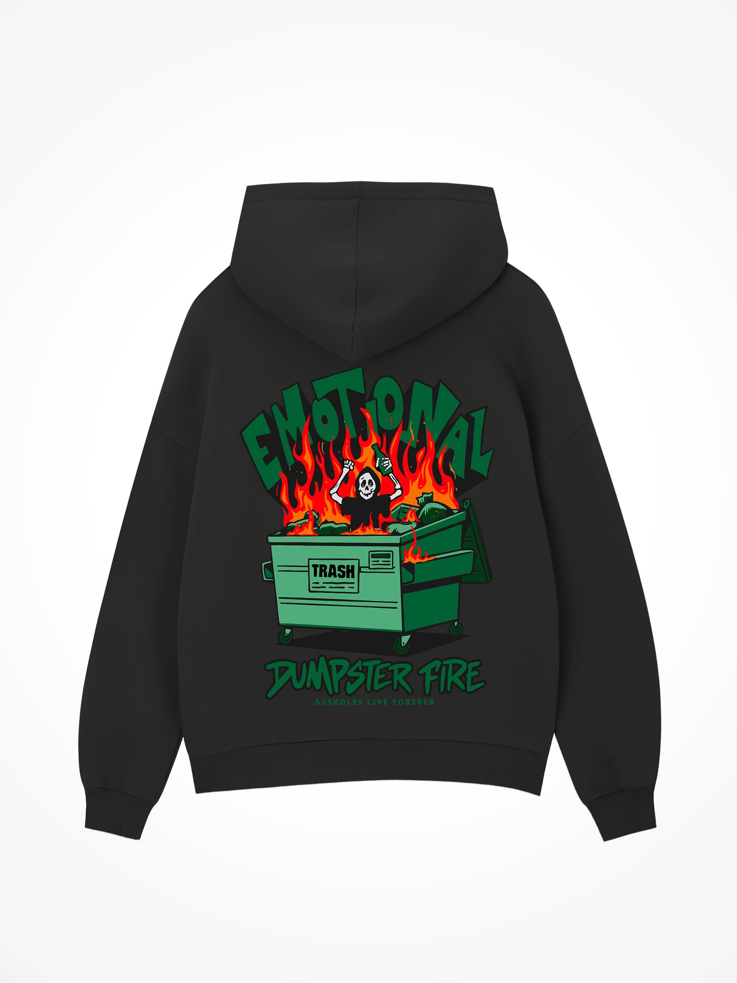 Emotional Dumpster Fire - Black Hoodie
