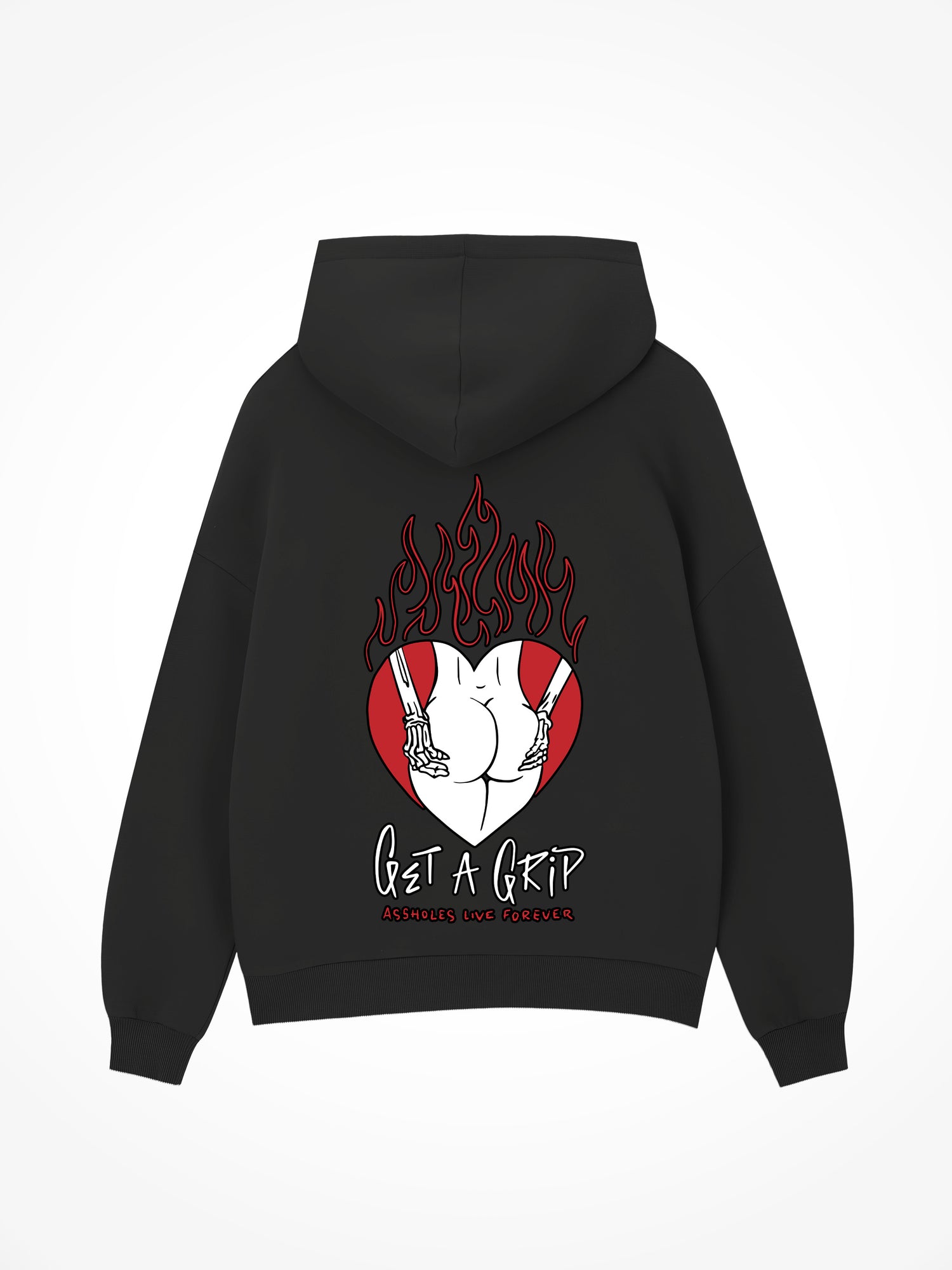 Get a Grip - Black Hoodie