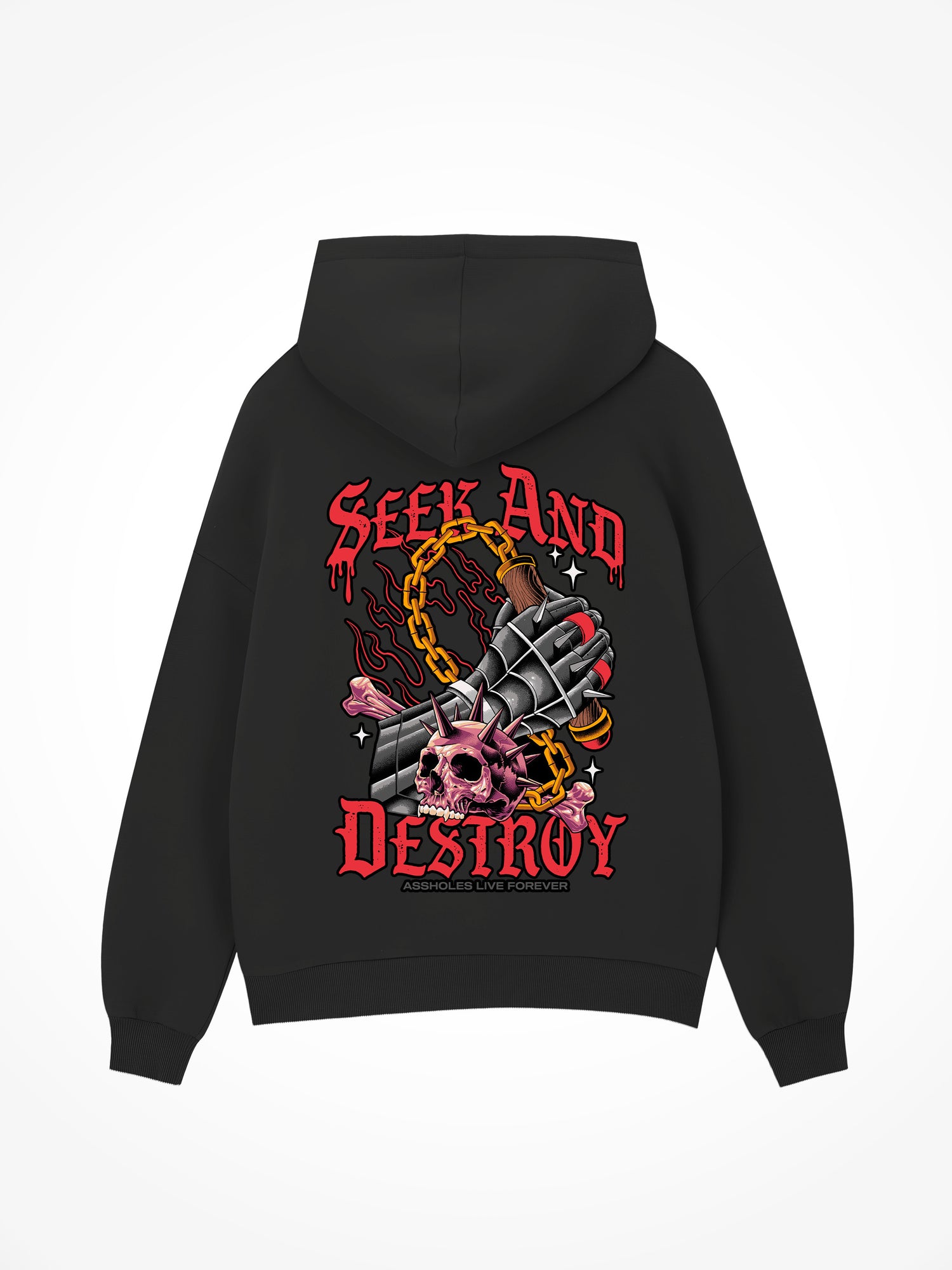 Seek And Destroy - Black Hoodie