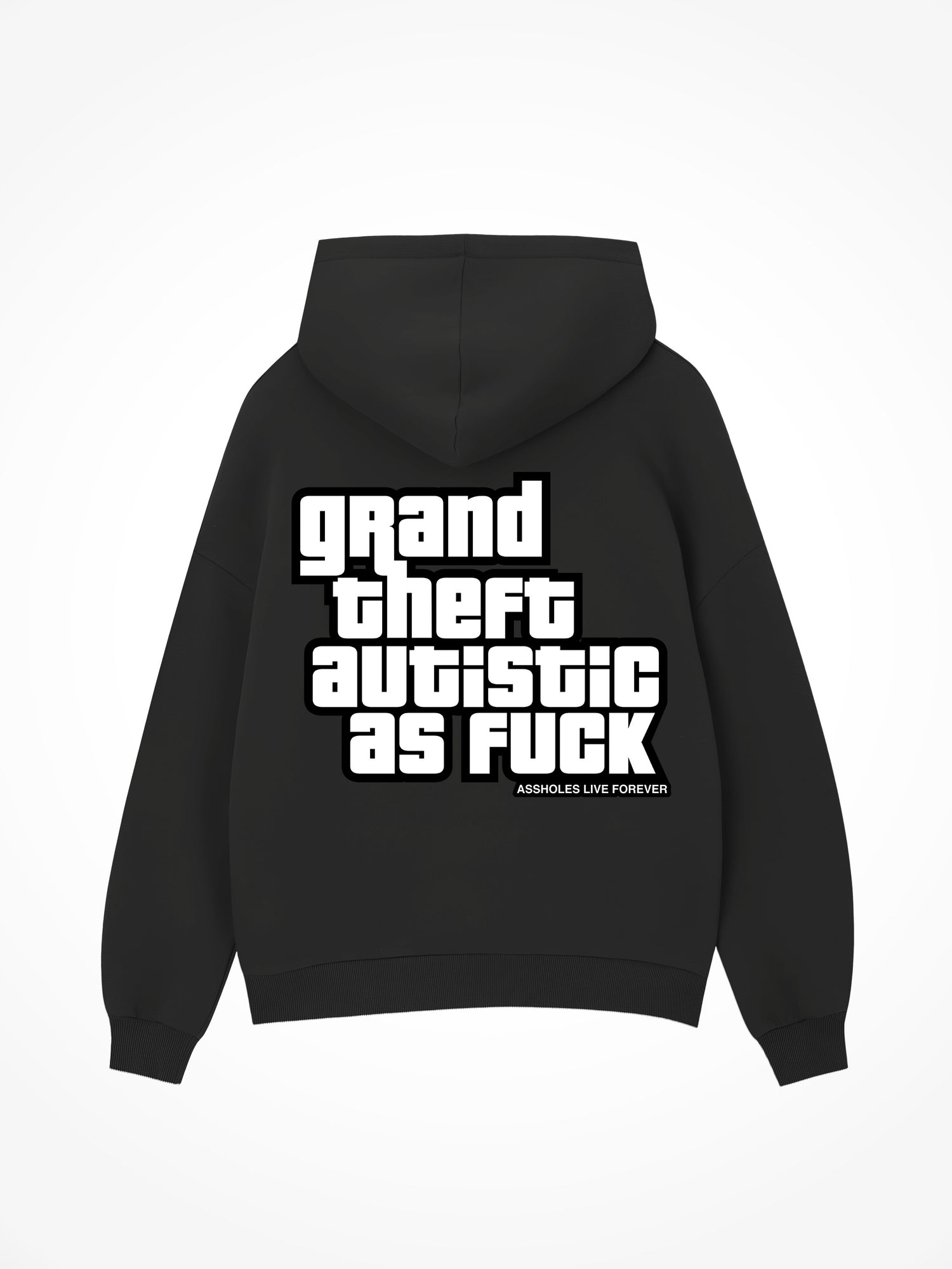Autistic As Fuck - Black Hoodie
