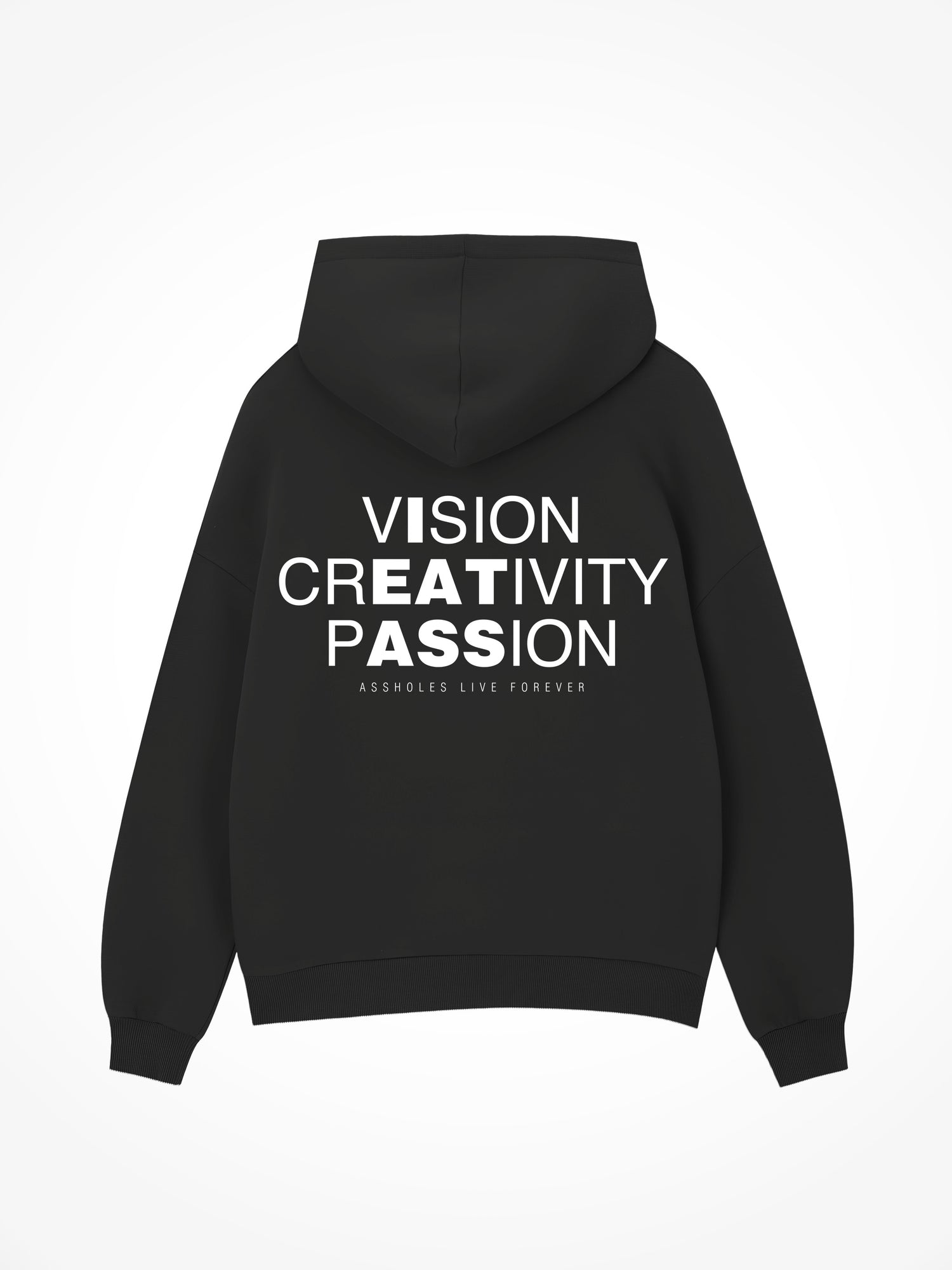 Vision Creativity Passion - Black Hoodie