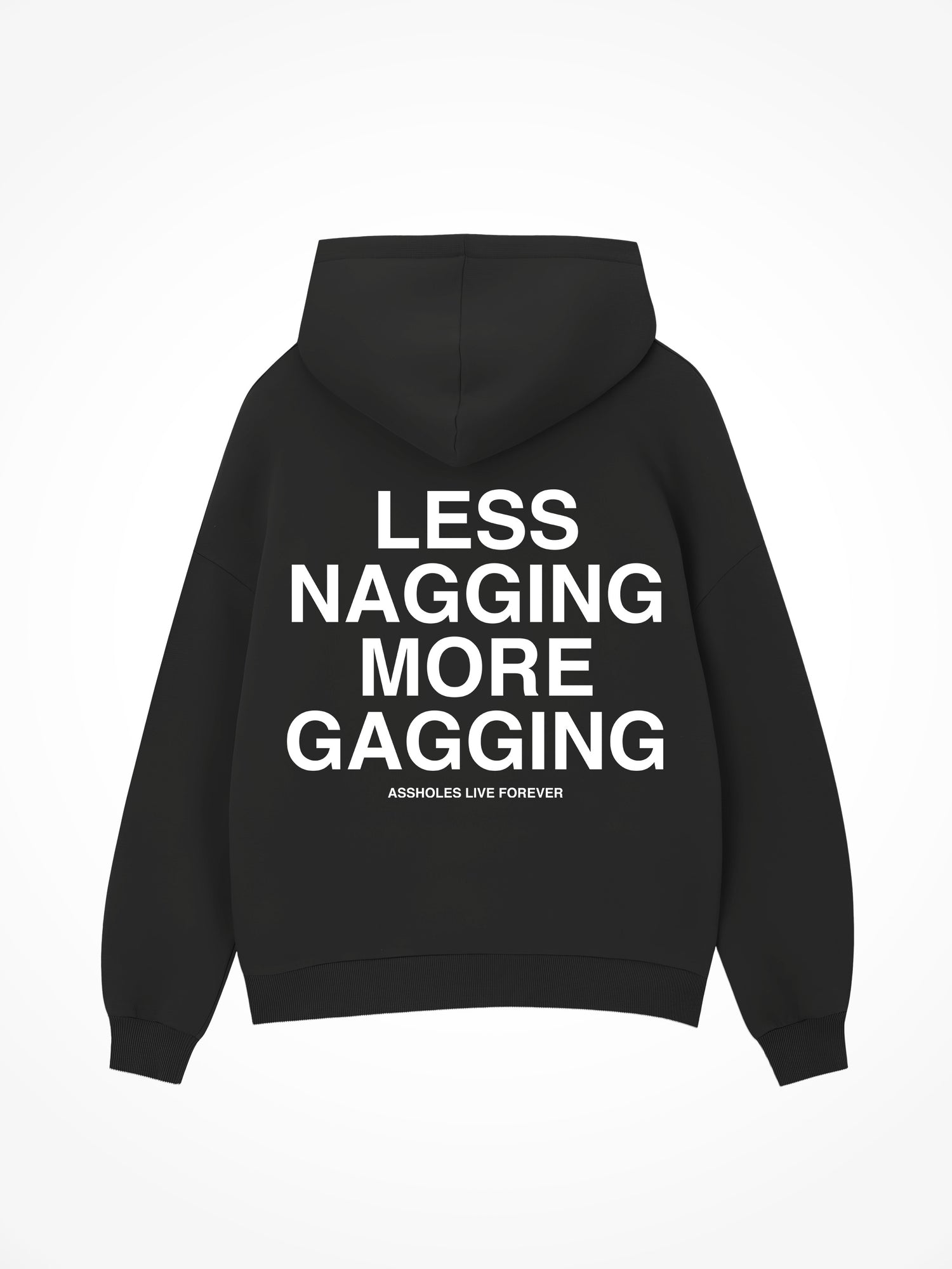 Less Nagging - Black Hoodie