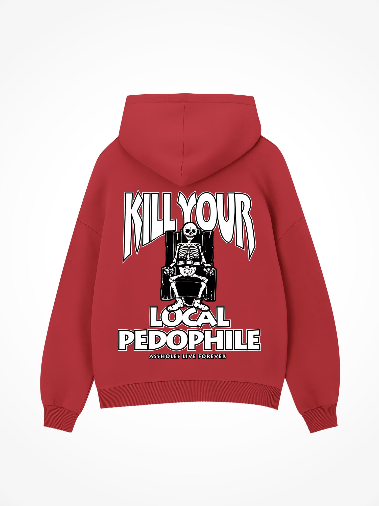 Death Row Pedophile - Red Hoodie