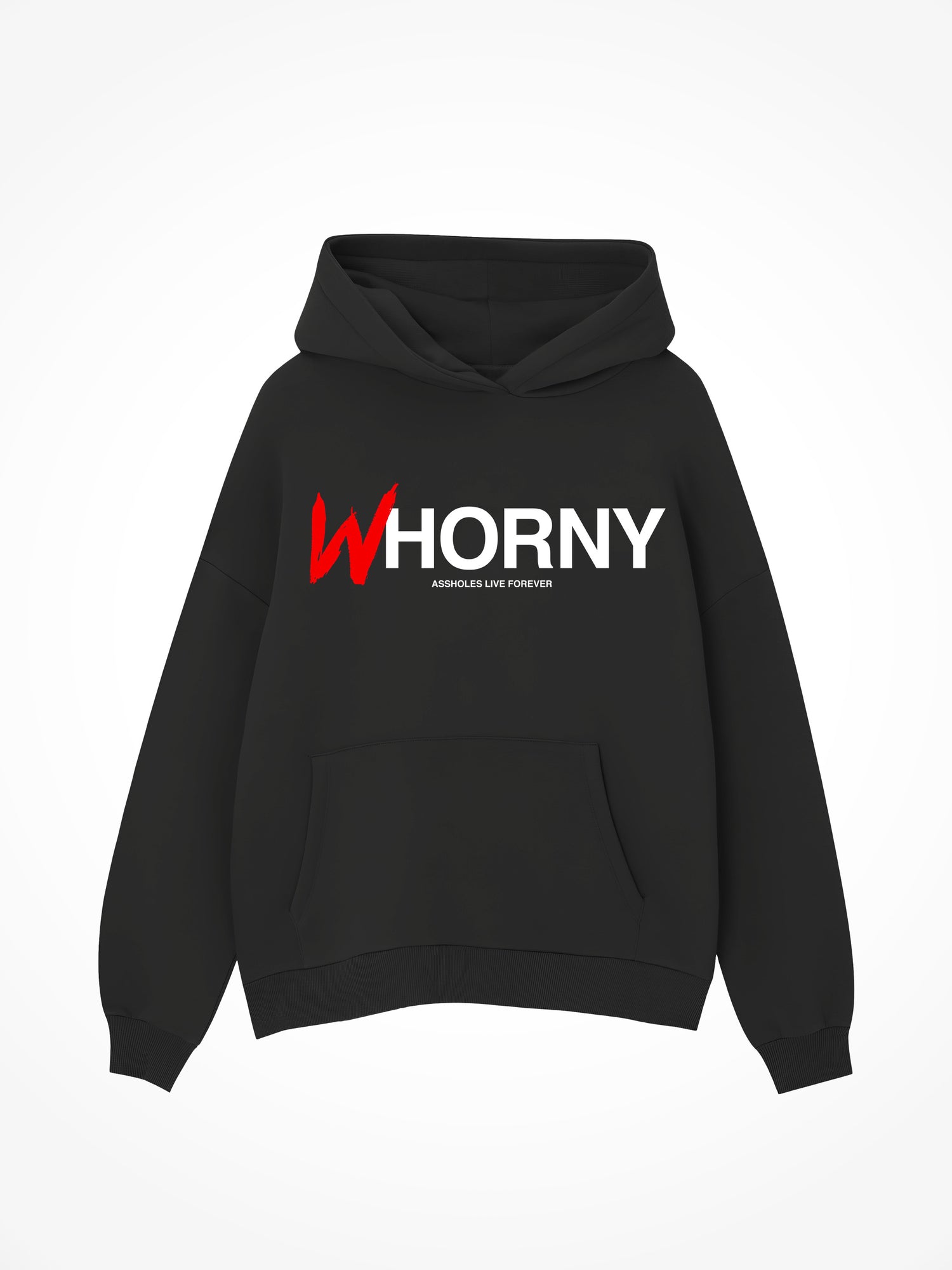 Whorny - Black Hoodie