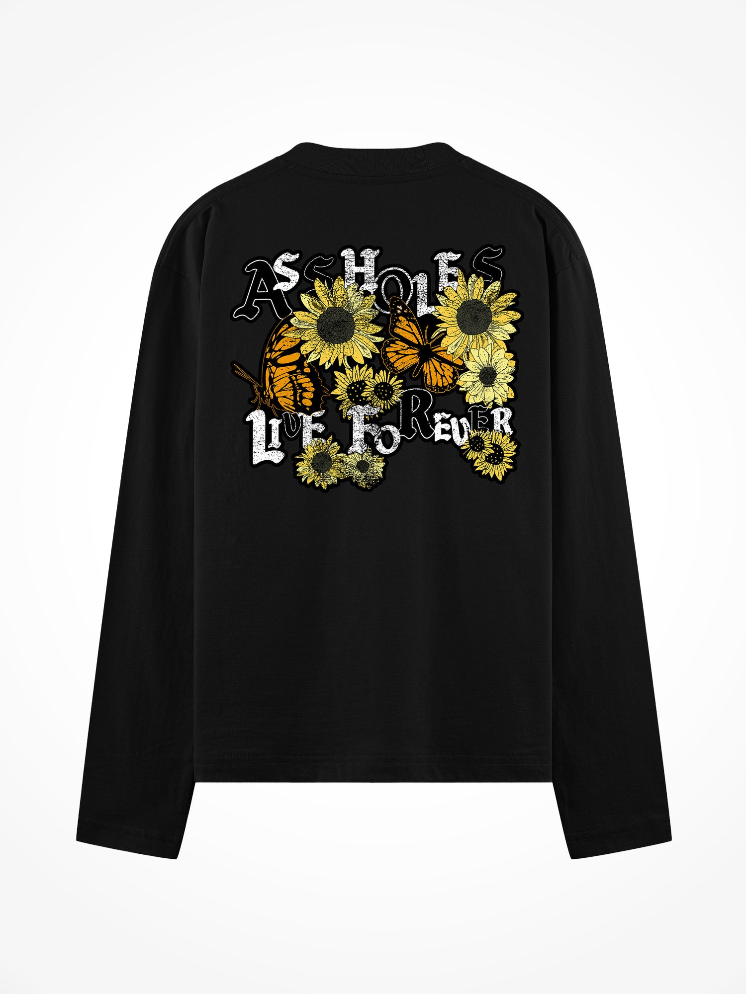 Summer Grunge - Black Long Sleeve Tee