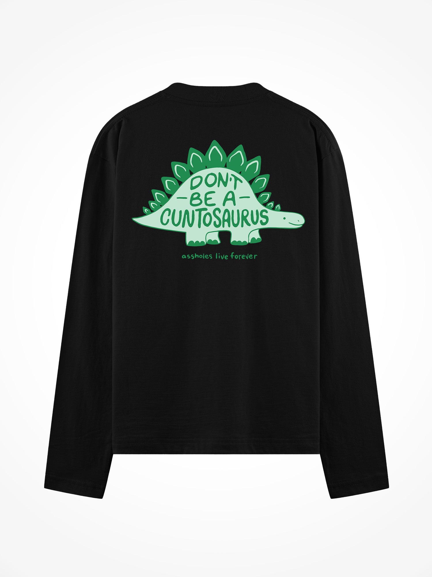 Cuntosaurus - Black Long Sleeve Tee