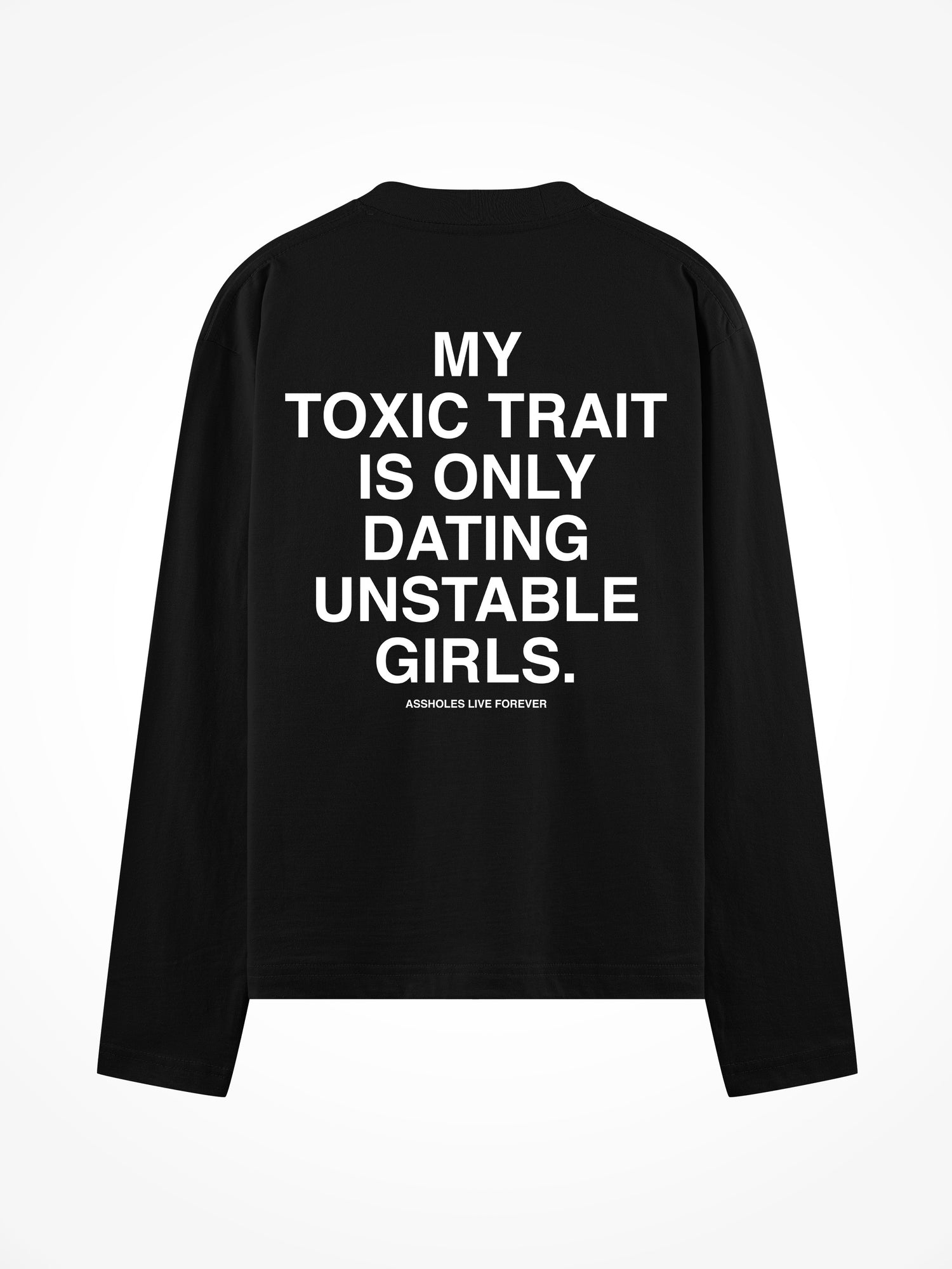Toxic Trait - Black Long Sleeve Tee