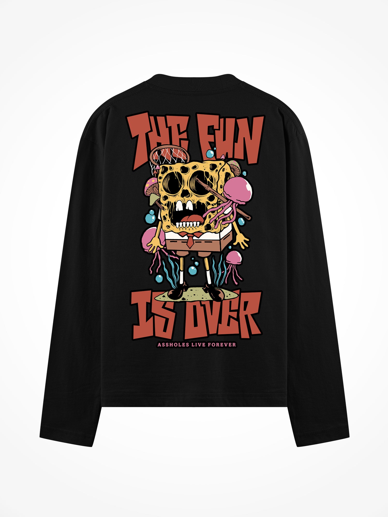 Under The Sea - Black Long Sleeve Tee