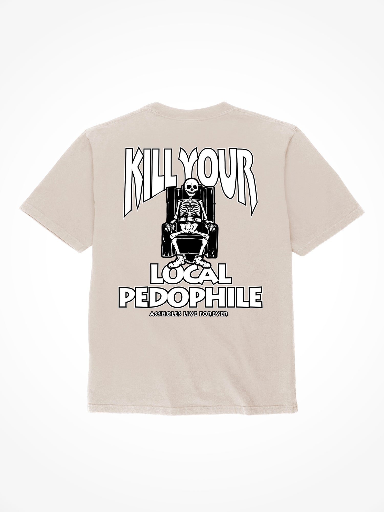Death Row Pedophile - Sand T-Shirt