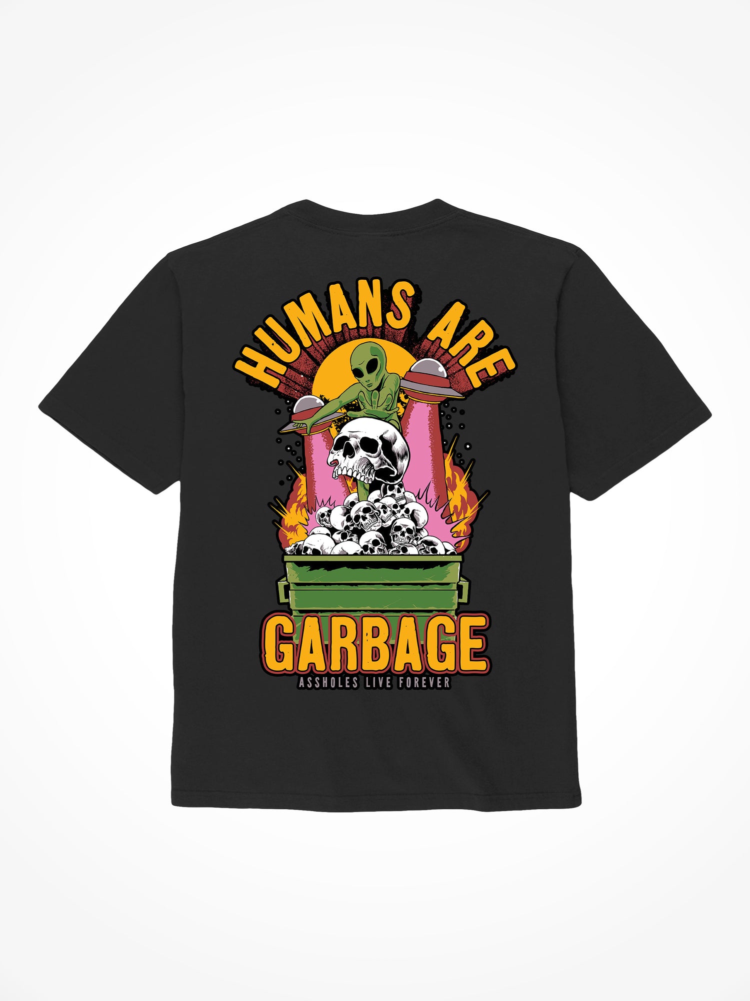 Humans Are Garbage - Black T-Shirt