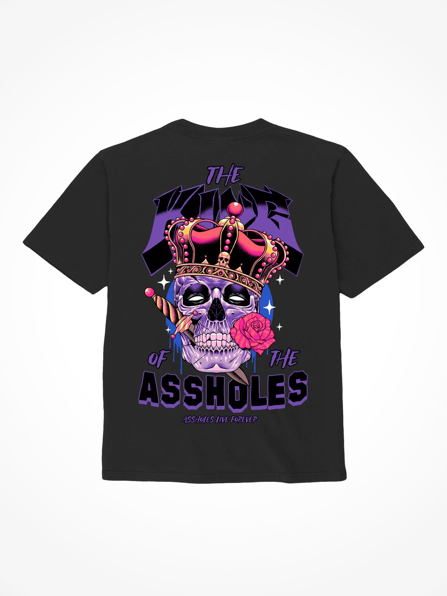 The King Of The Assholes - Black T-Shirt