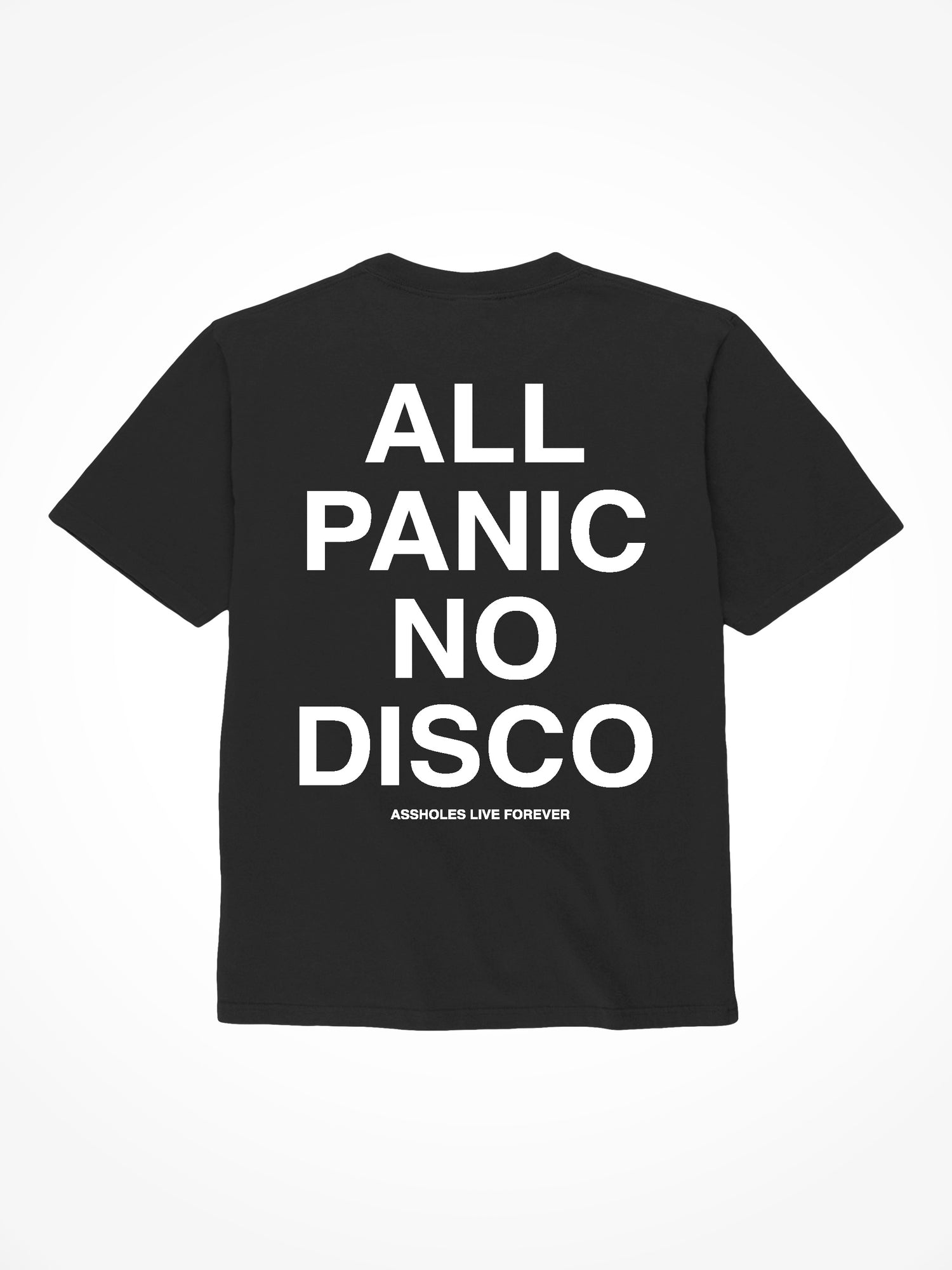 All Panic No Disco - Black T-Shirt