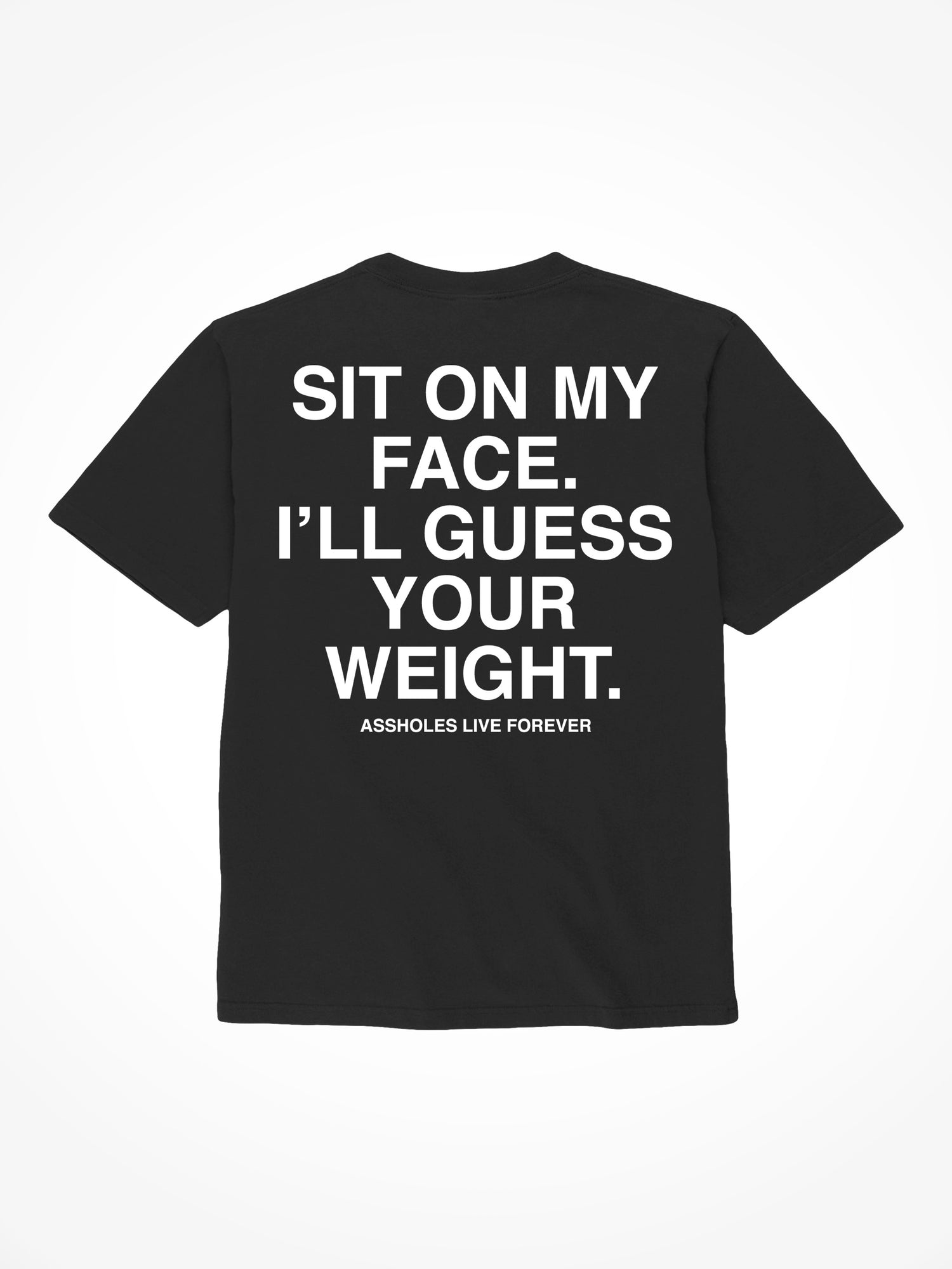 Guess Your Weight - Black T-Shirt