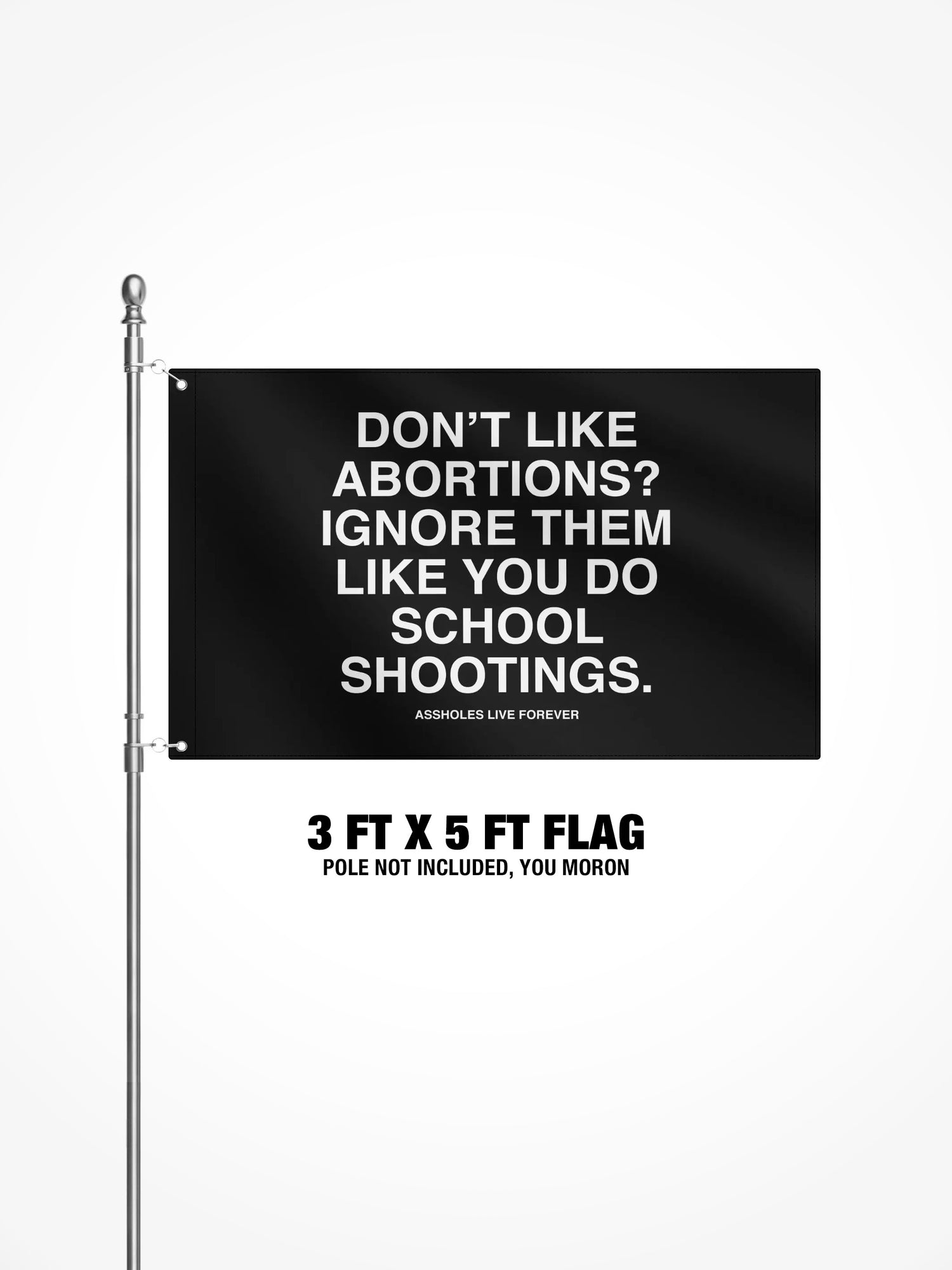 3x5 Ft Flag - ABORTIONS SHOOTINGS