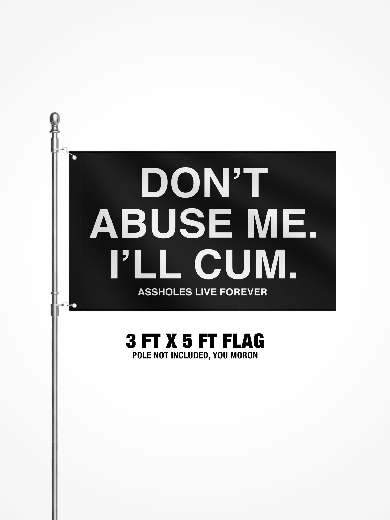 3x5 Ft Flag  - ABUSE CUM