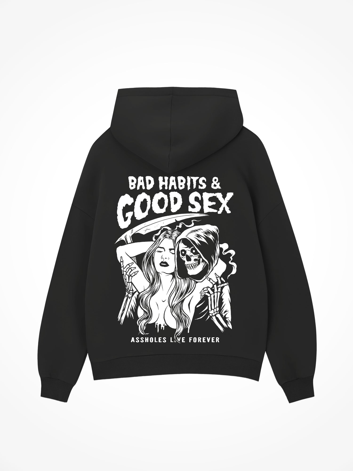 Bad Habits And Good Sex - Black Hoodie