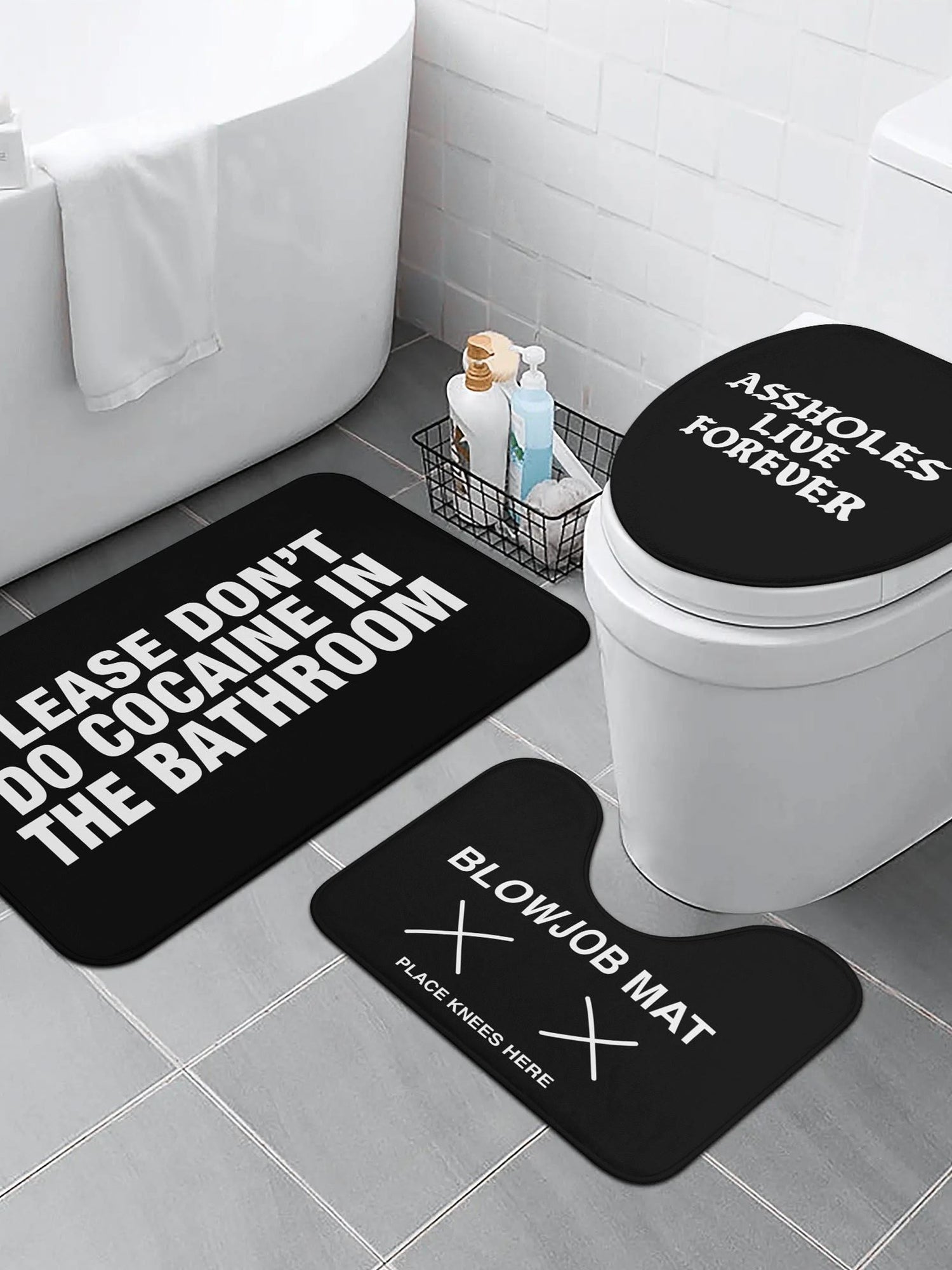 Bathroom Toilet Set - COKE BATHROOM + BJ + ALF COMBO