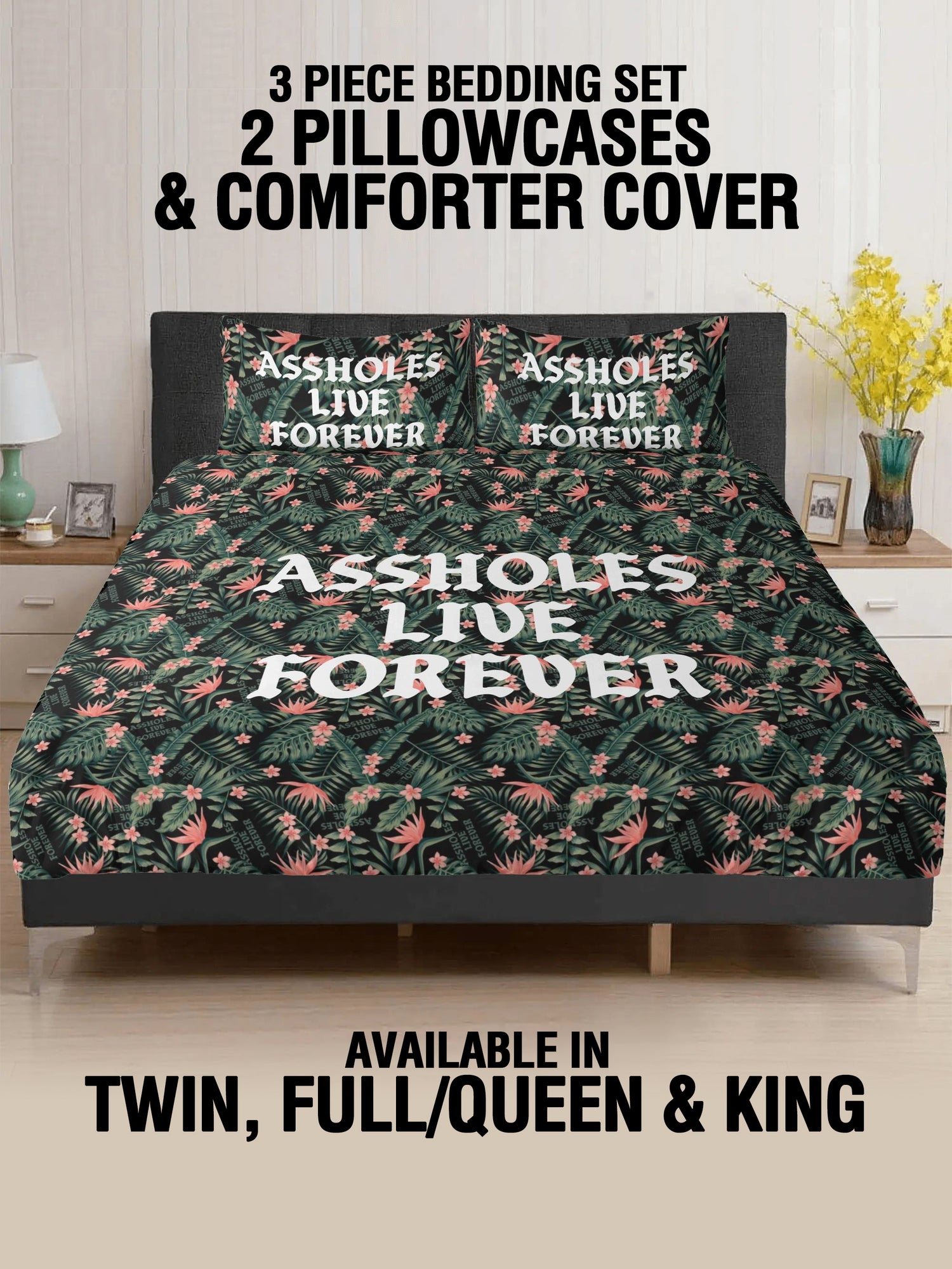 3 Pcs Bed - ALF OG JUNGLE GREEN