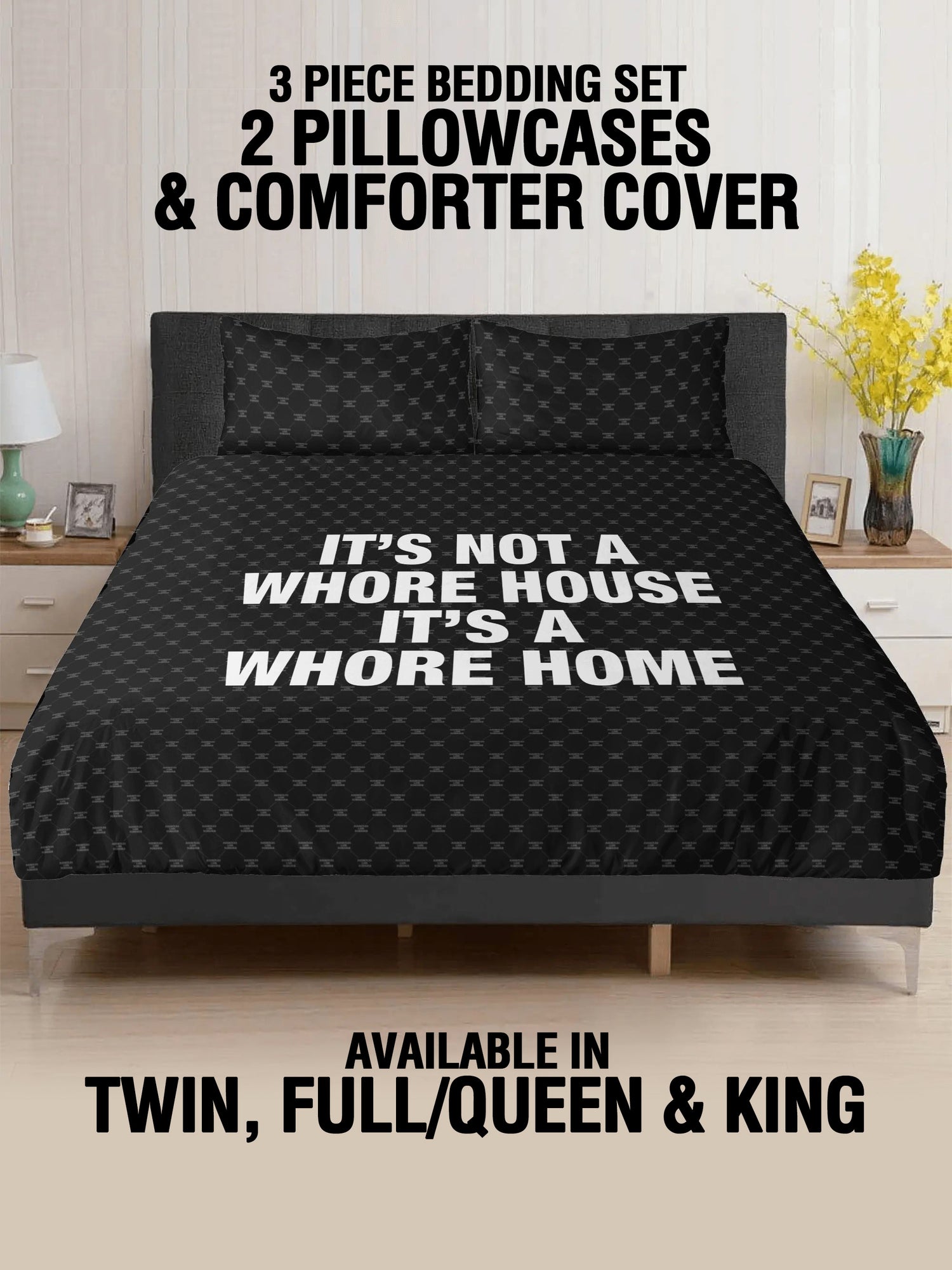 3 Pcs Bed - WHORE HOME