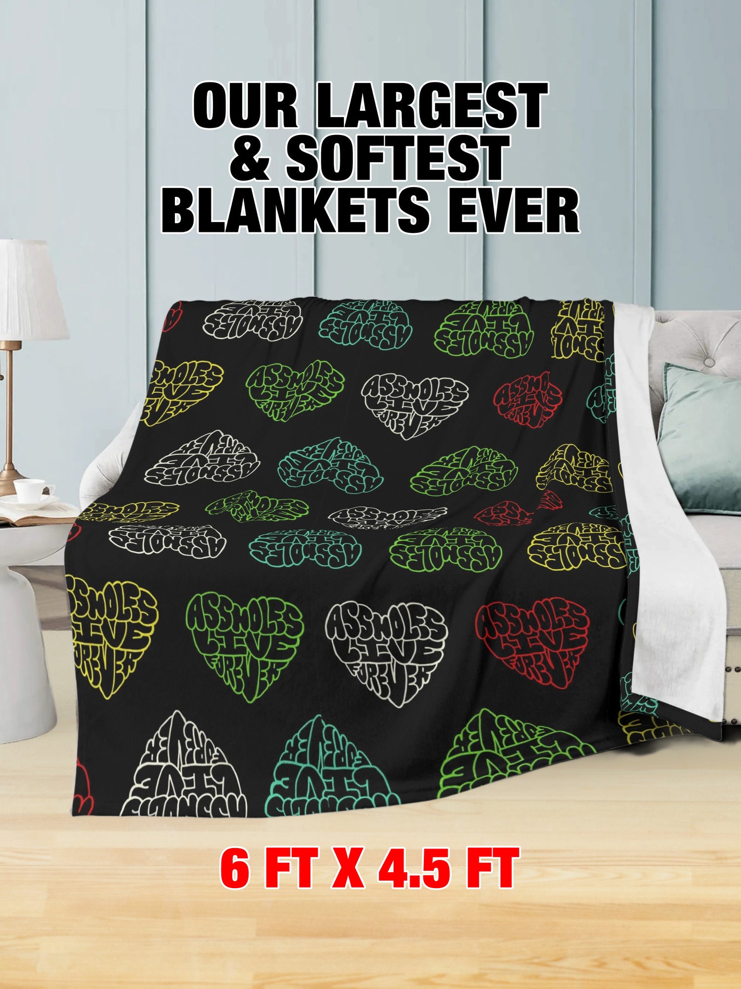 Fleece Blanket - ALF HEART LOGO