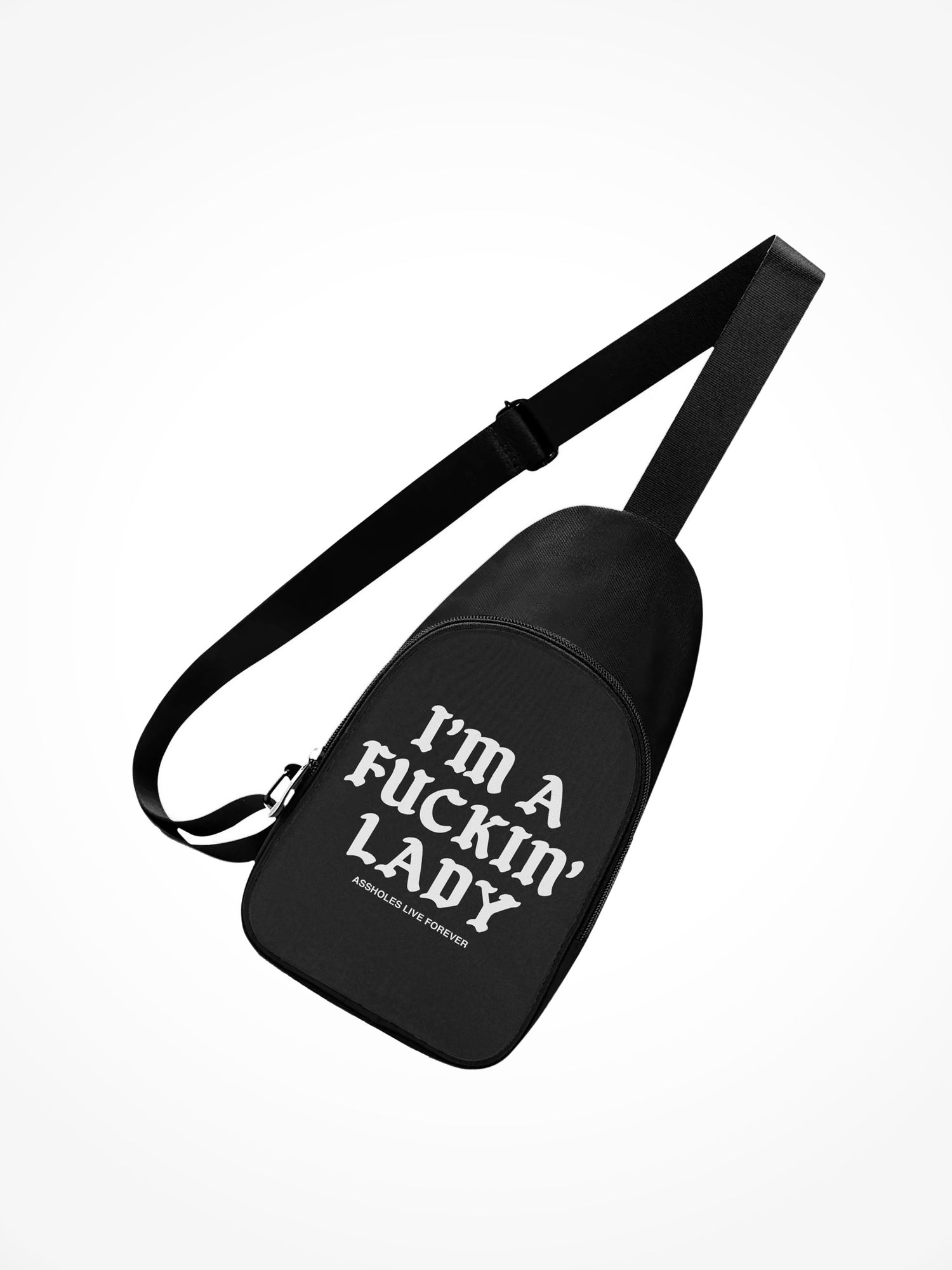 Chest Bag - FUCKING LADY BLACK