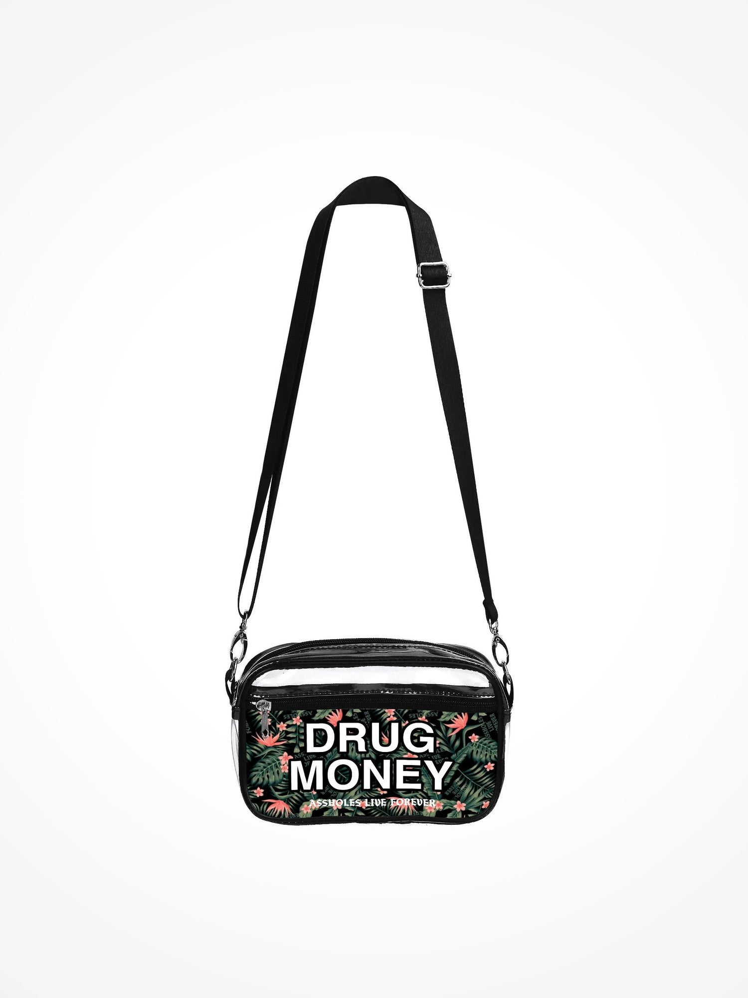 Clear Festival Bag - DRUG MONEY TROPICAL