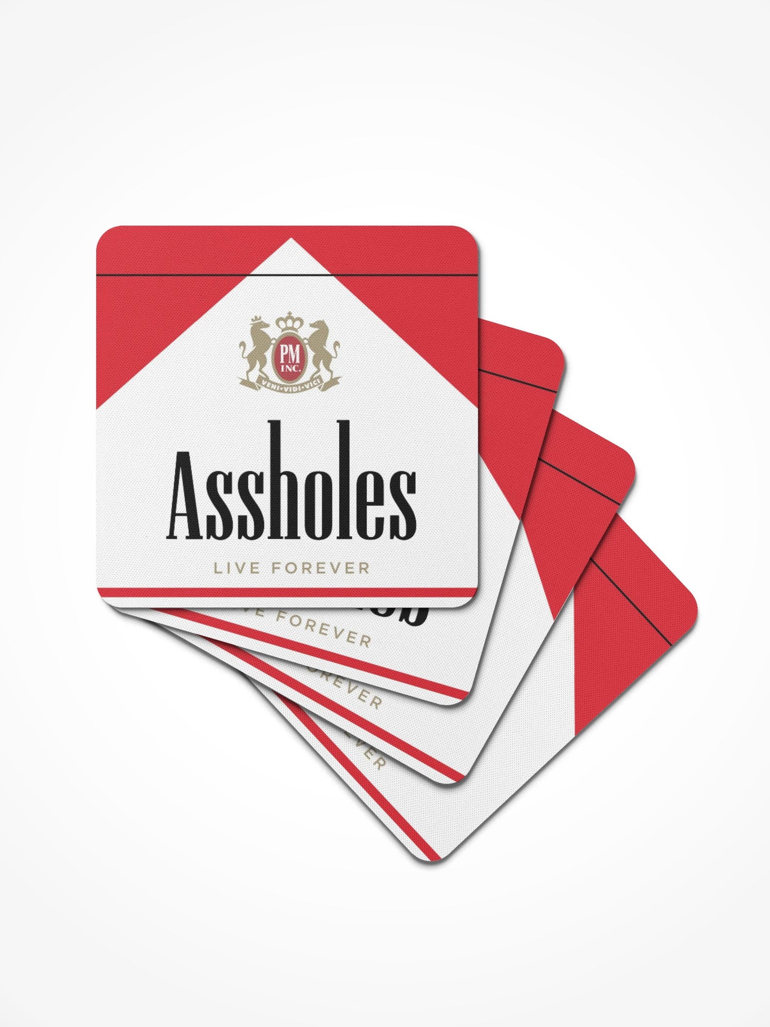 Rubber Coaster 4 Pack - ALFBORO