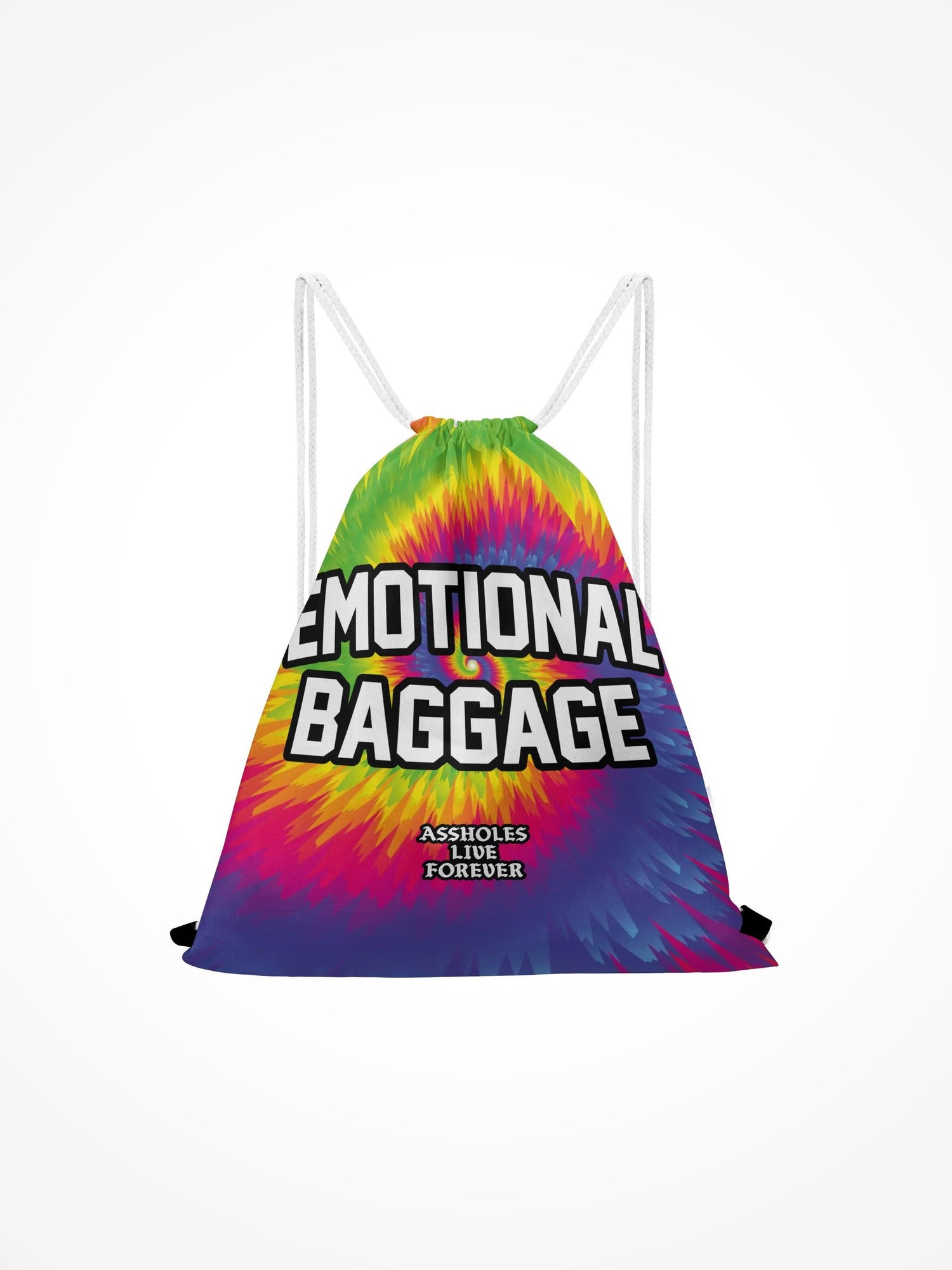 Drawstring Bag - EMOTIONAL BAGGAGE TIE DYE