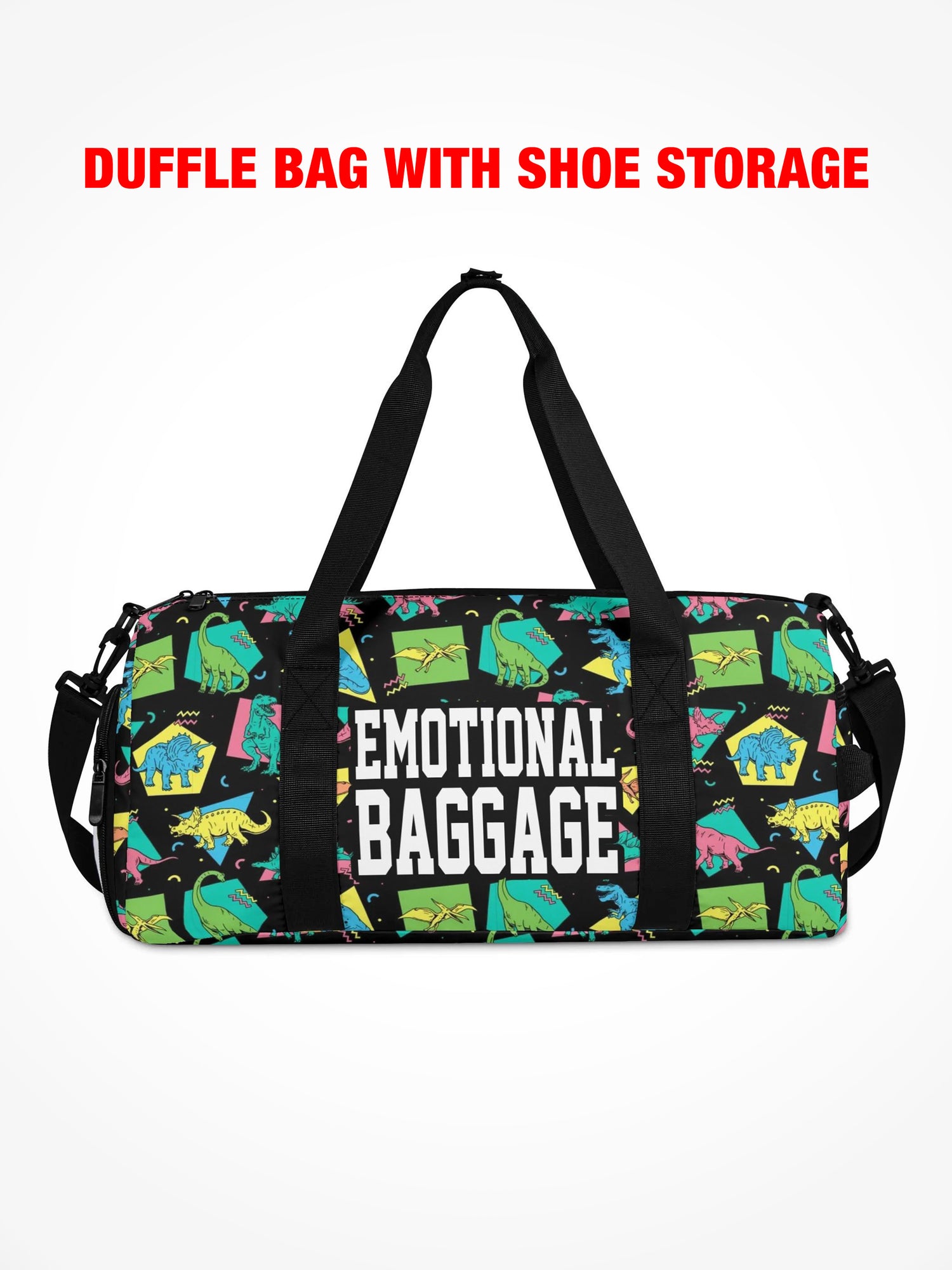 Duffle Bag - EMOTIONAL BAGGAGE - 90s Dinos