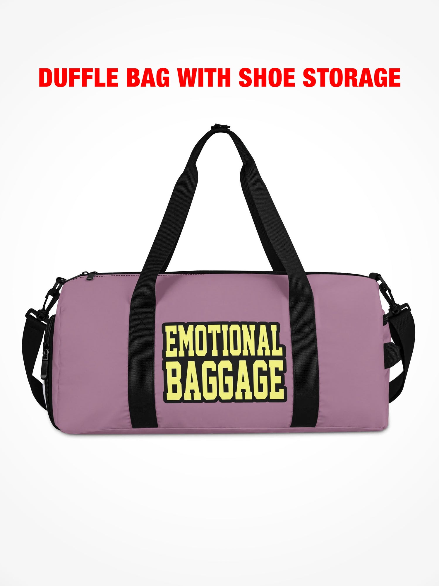 Duffle Bag - EMOTIONAL BAGGAGE EGGPLANT