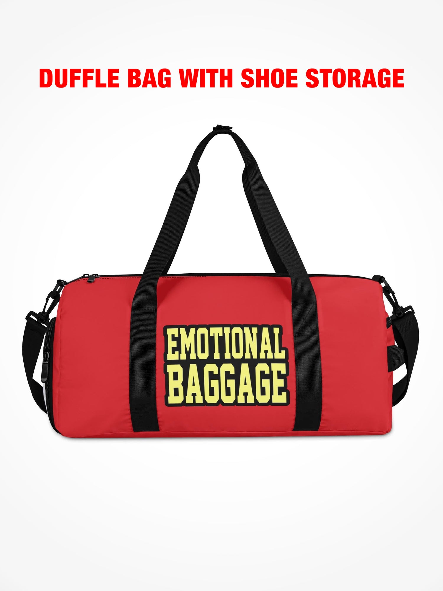 Duffle Bag - EMOTIONAL BAGGAGE RED