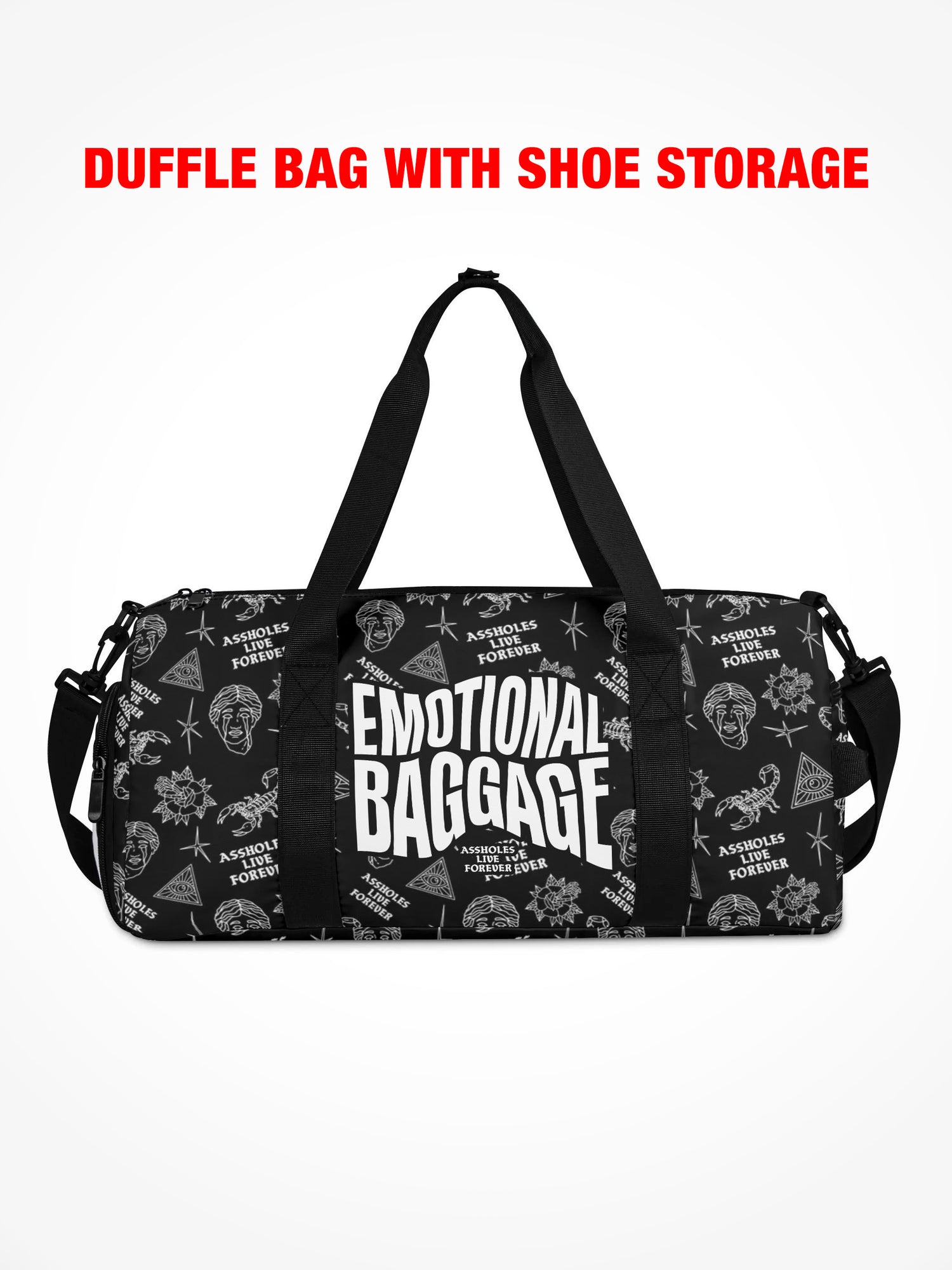Duffle Bag - EMOTIONAL BAGGAGE WARPED SCORPIONS