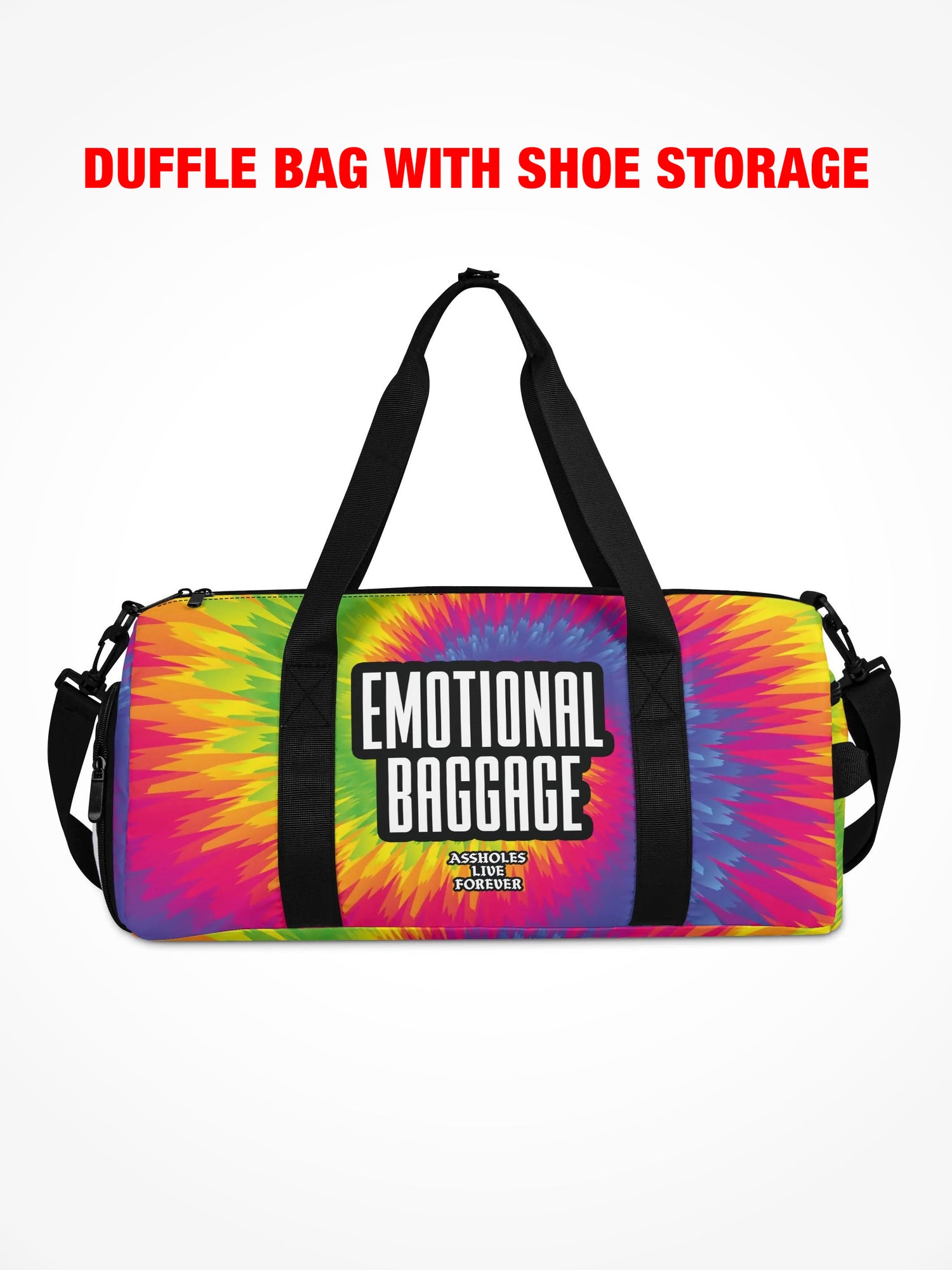 Duffle Bag - EMOTIONAL BAGGAGE TIE DYE