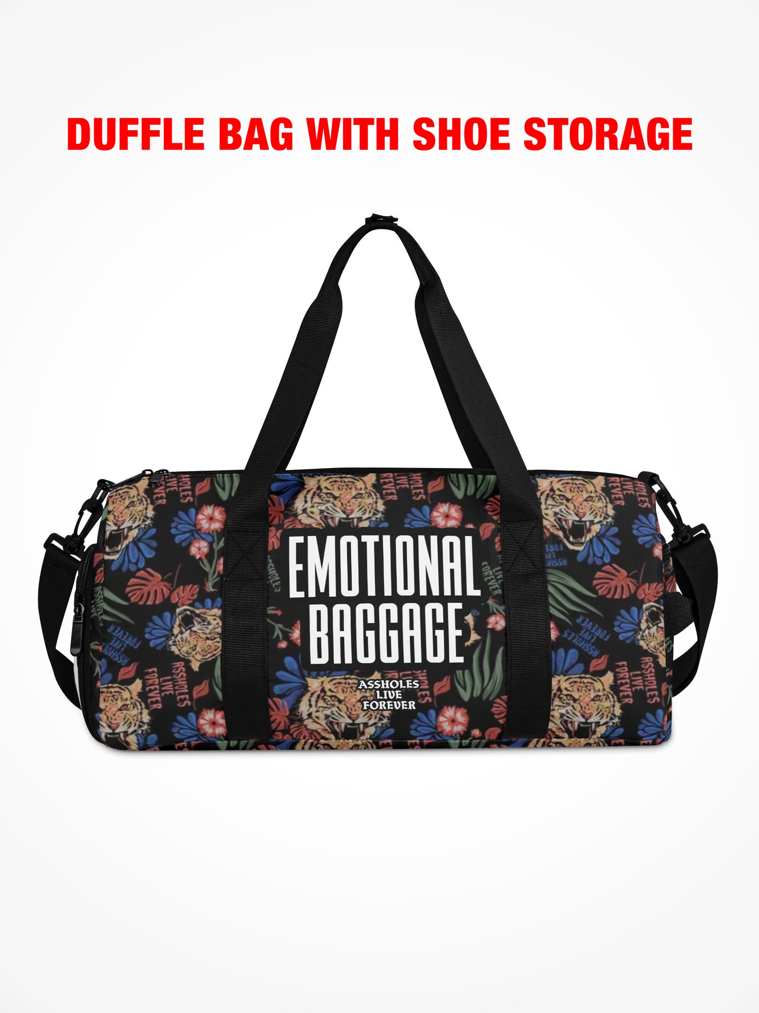 Duffle Bag - EMOTIONAL BAGGAGE TROPICAL TIGER